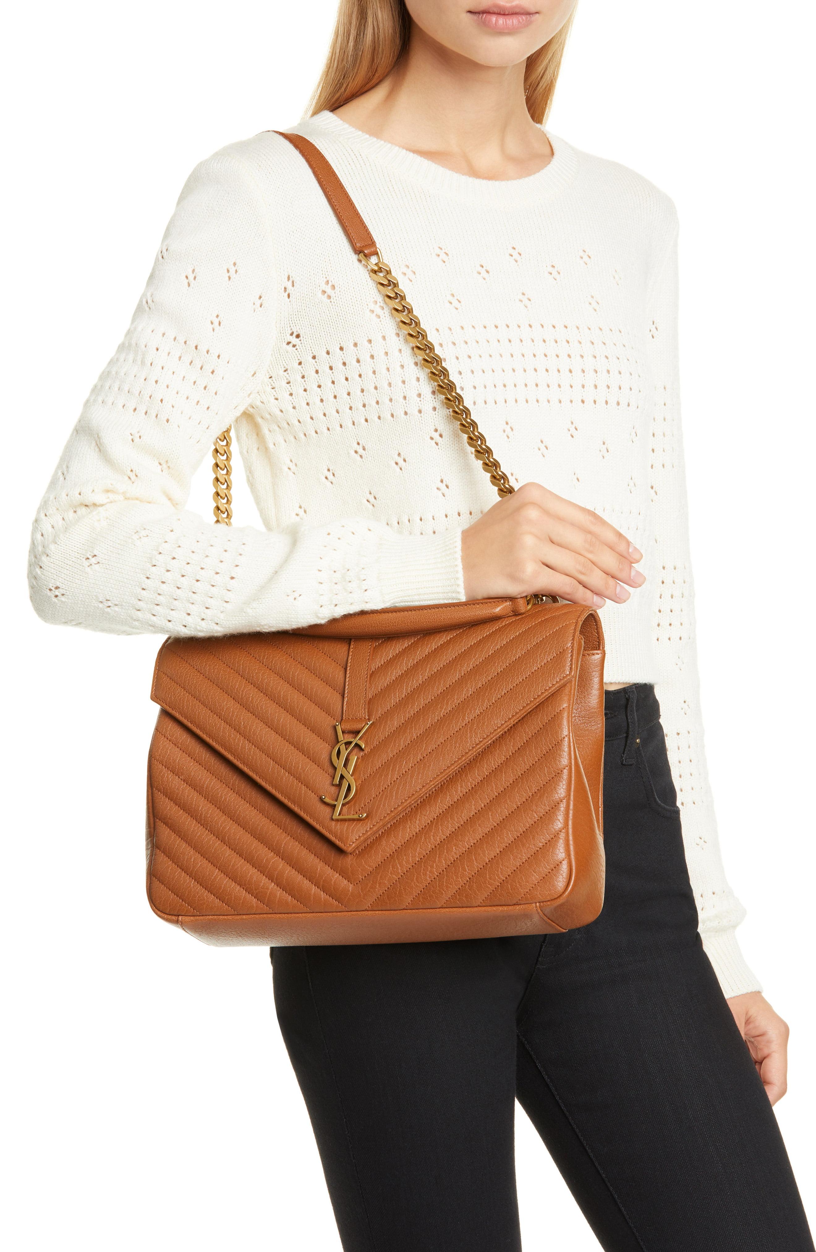 saint laurent college bag large