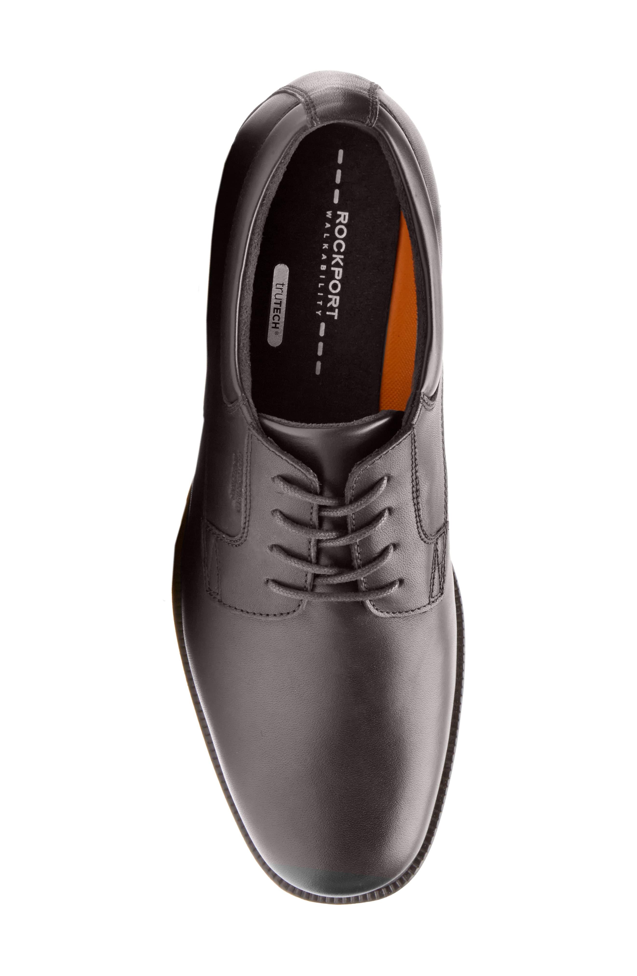 rockport essential details waterproof plain toe oxford