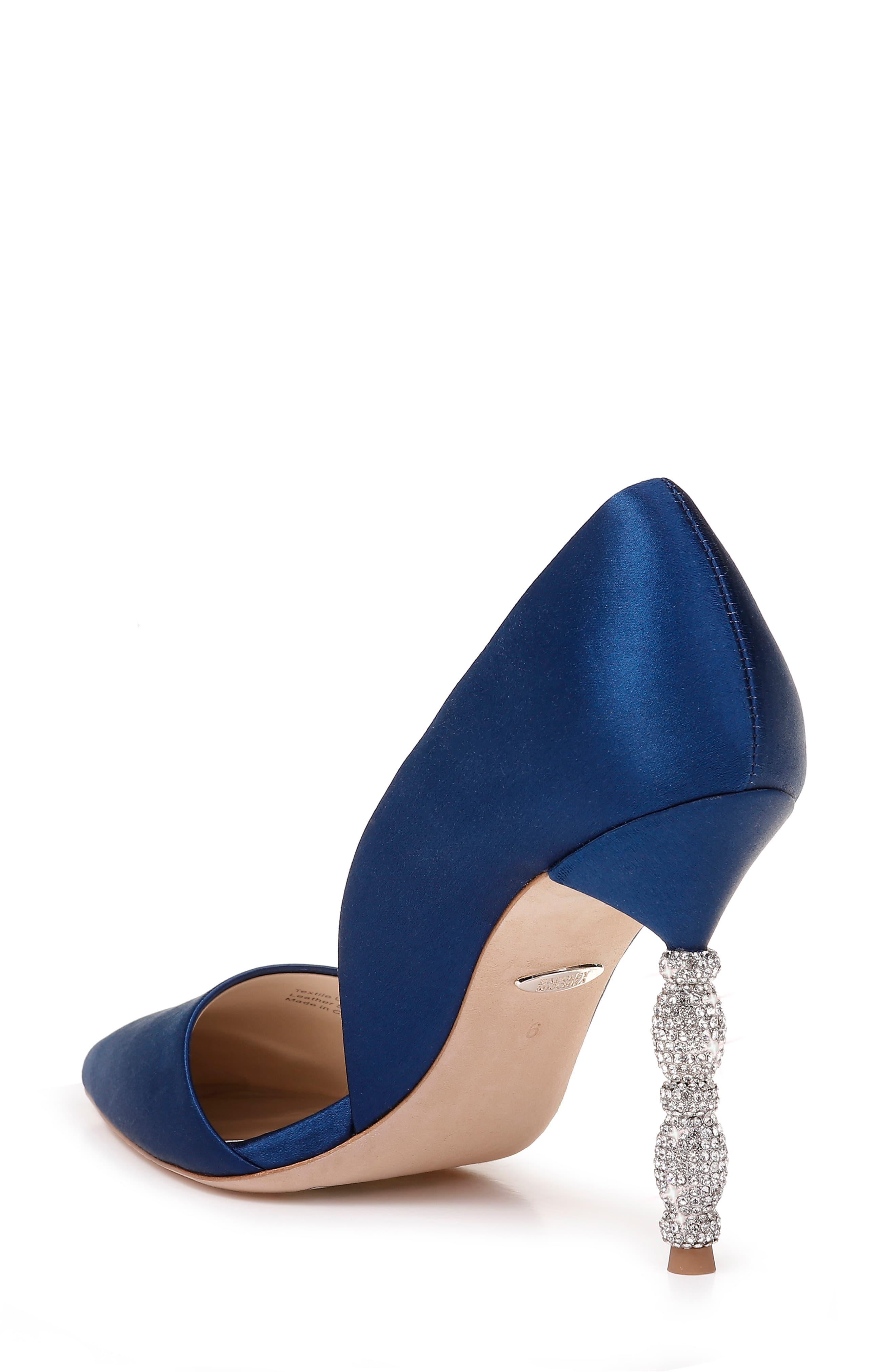 badgley mischka emily crystal heel