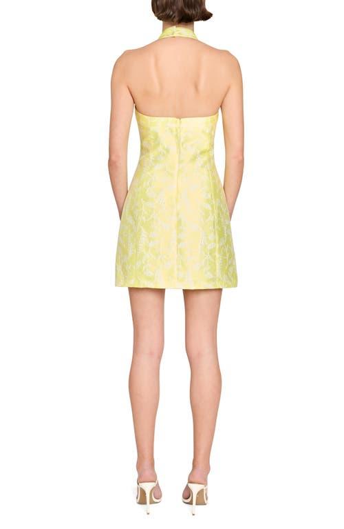 amanda uprichard yellow mini dress Amanda Uprichard Liana Silk Dress