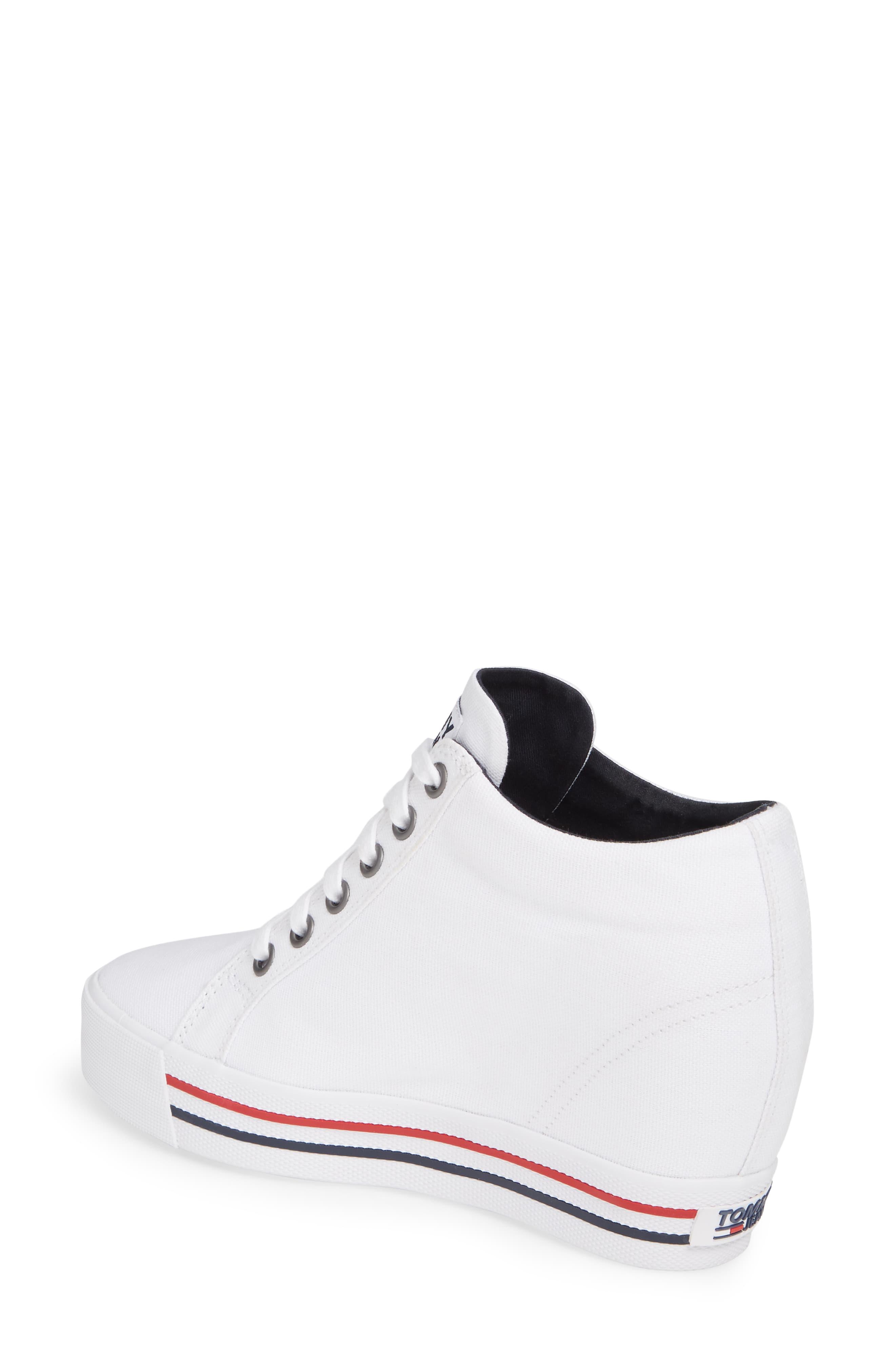 Tommy Hilfiger Wedge Sneakers White Ireland, SAVE 41% - aveclumiere.com