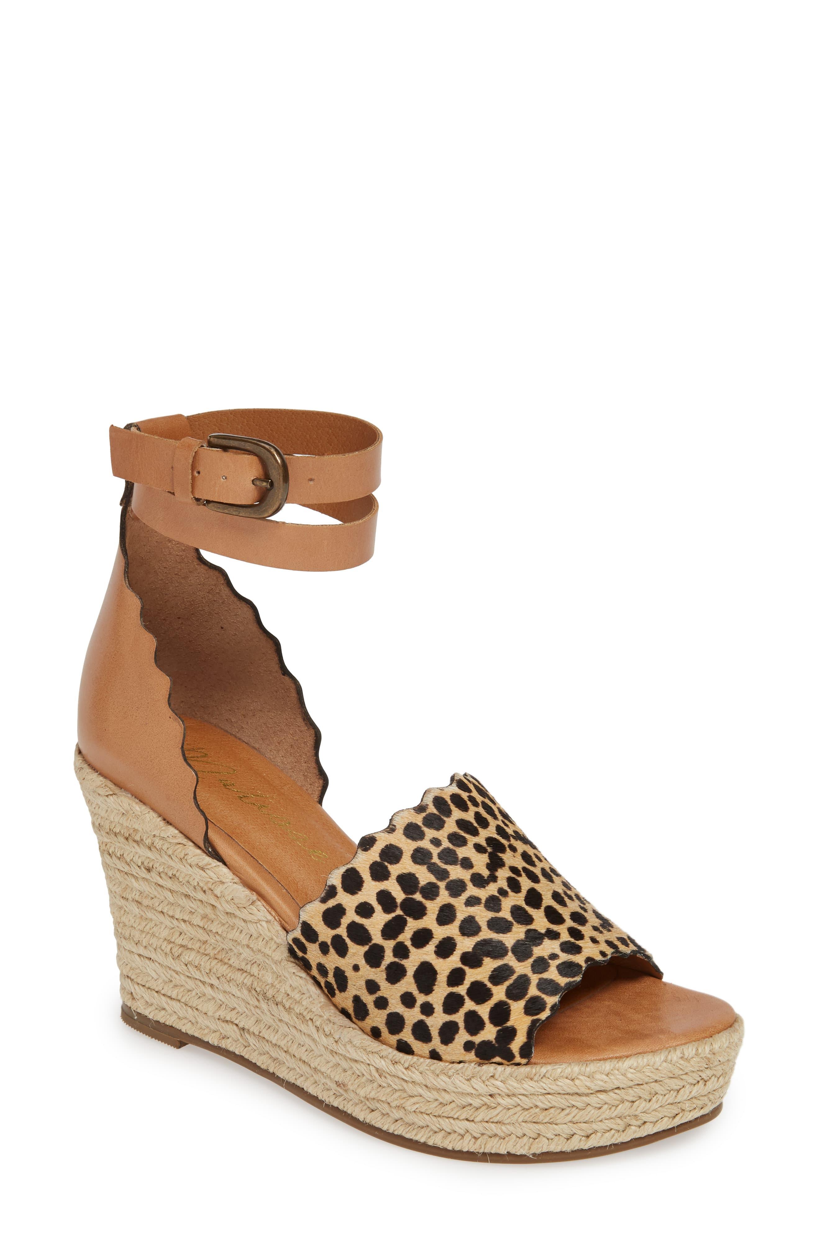 matisse leopard wedges