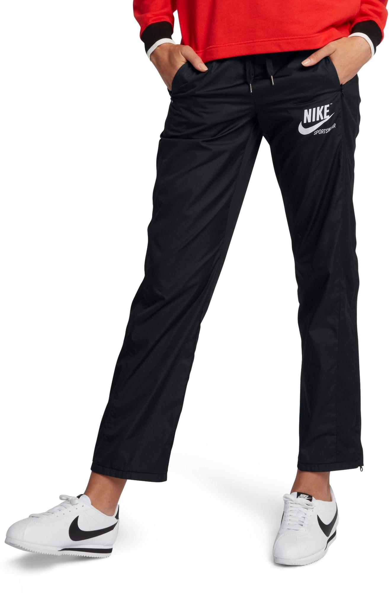 Nike Sportswear Women's Stretch Faille Pants in Black - Lyst