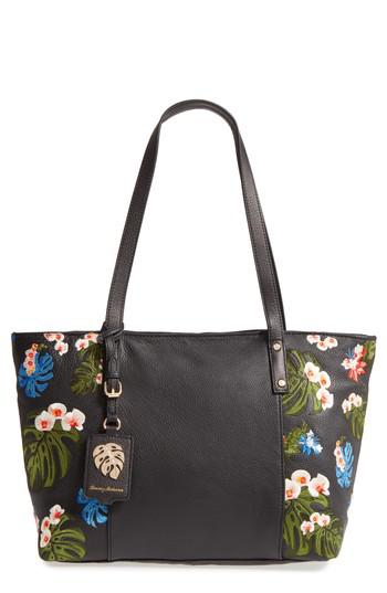 tommy bahama leather tote