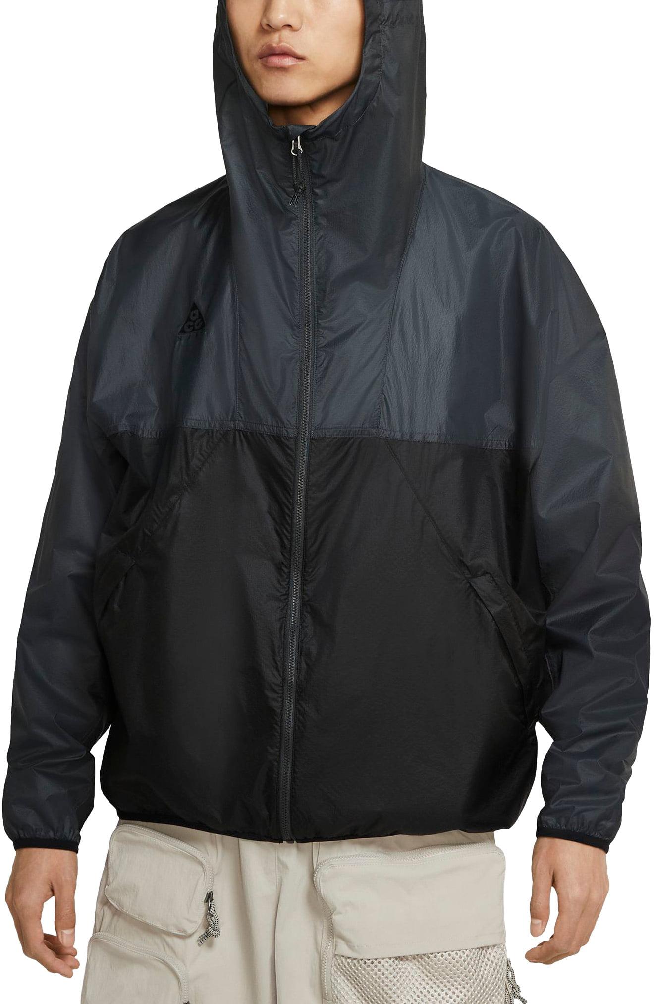 Nike Synthetic Acg Packable Water Repellent Hooded Jacket, Black for