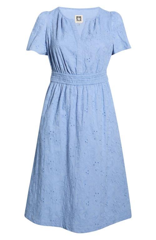 fit and flare maxi dress with sleeves Anne Klein Blouson Sleeve Tiered Patio Dress main image 0