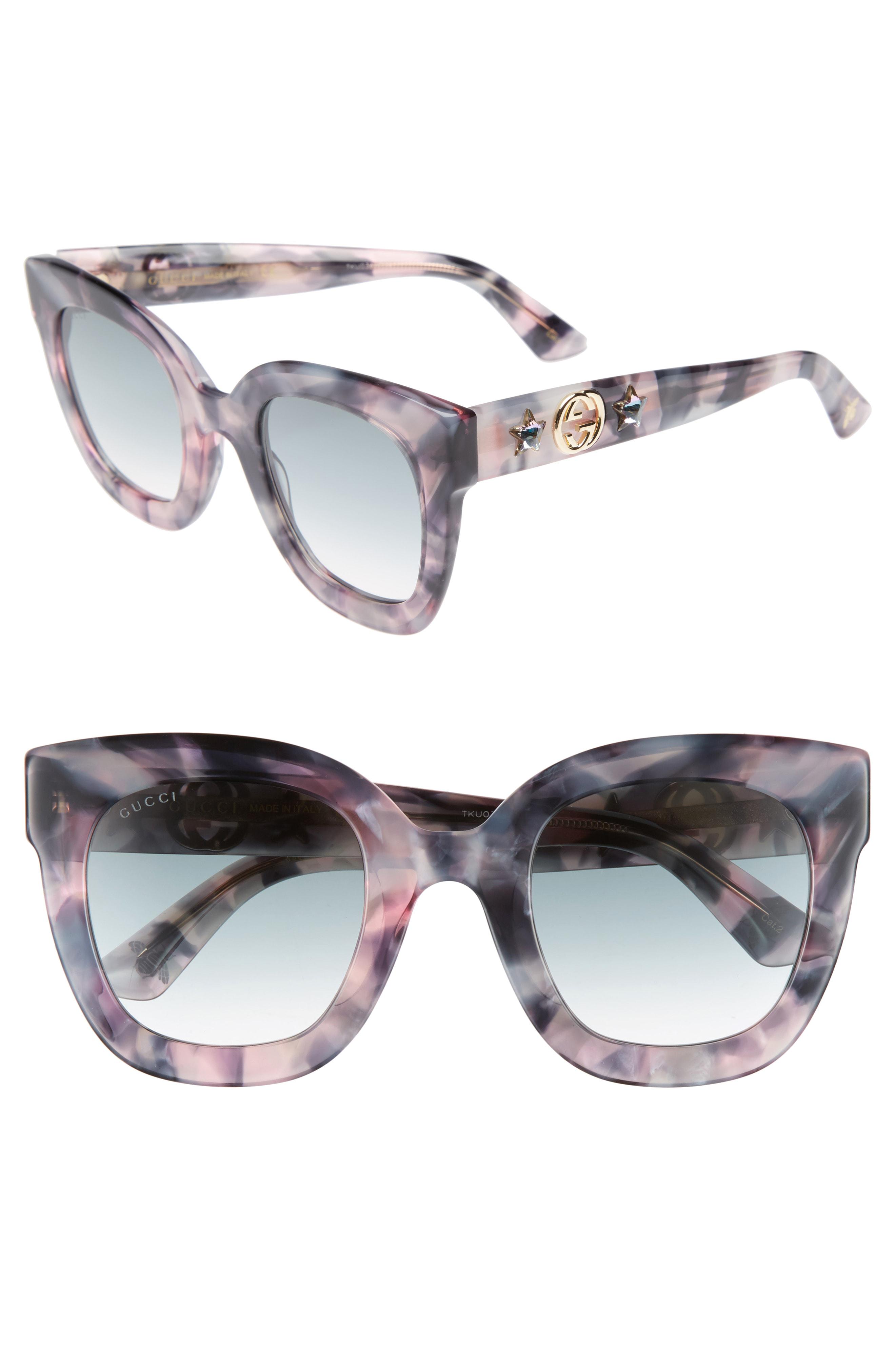 gucci havana sunglasses cat eye