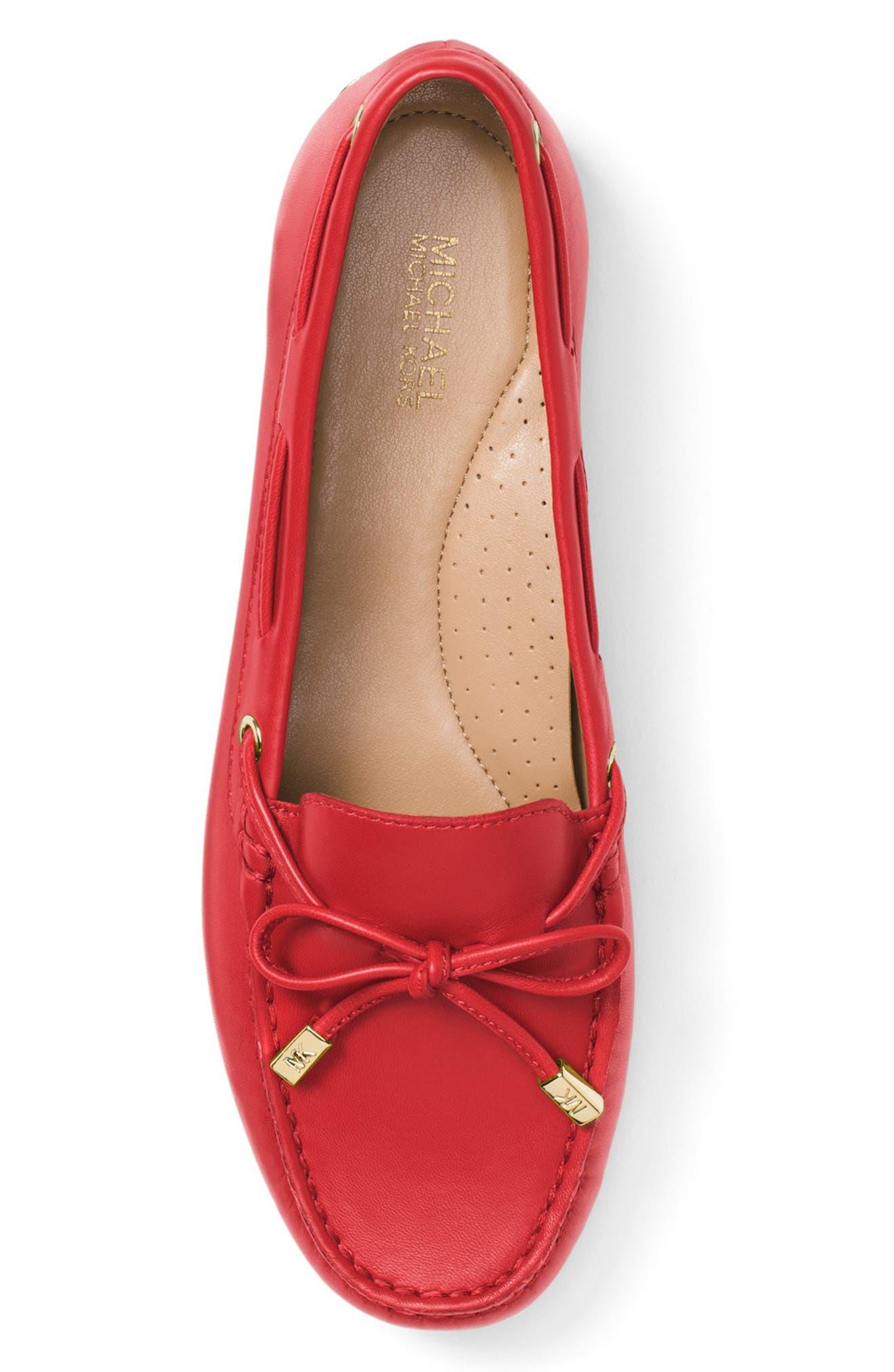 MICHAEL Michael Kors Sutton Moccasin in Red | Lyst