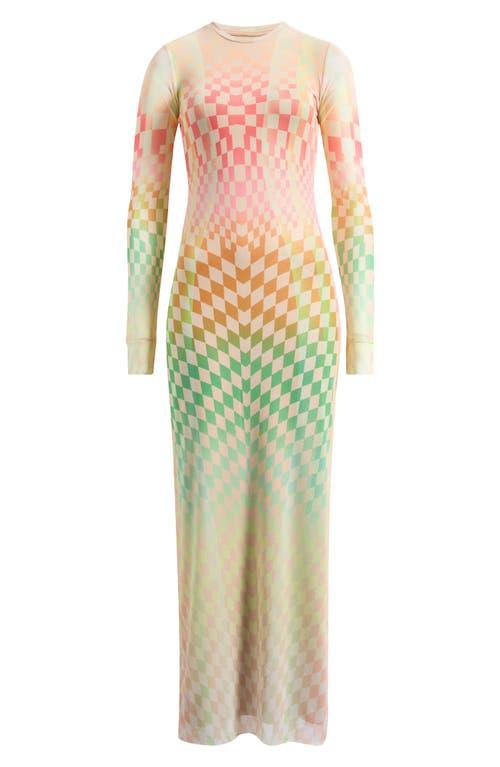 chinese dress ladies AFRM Women's Paola Crewneck Semi Sheer Dress with Mesh Slip, Fall Animal,  XXS at Amazon Women's Clothing store main image 1