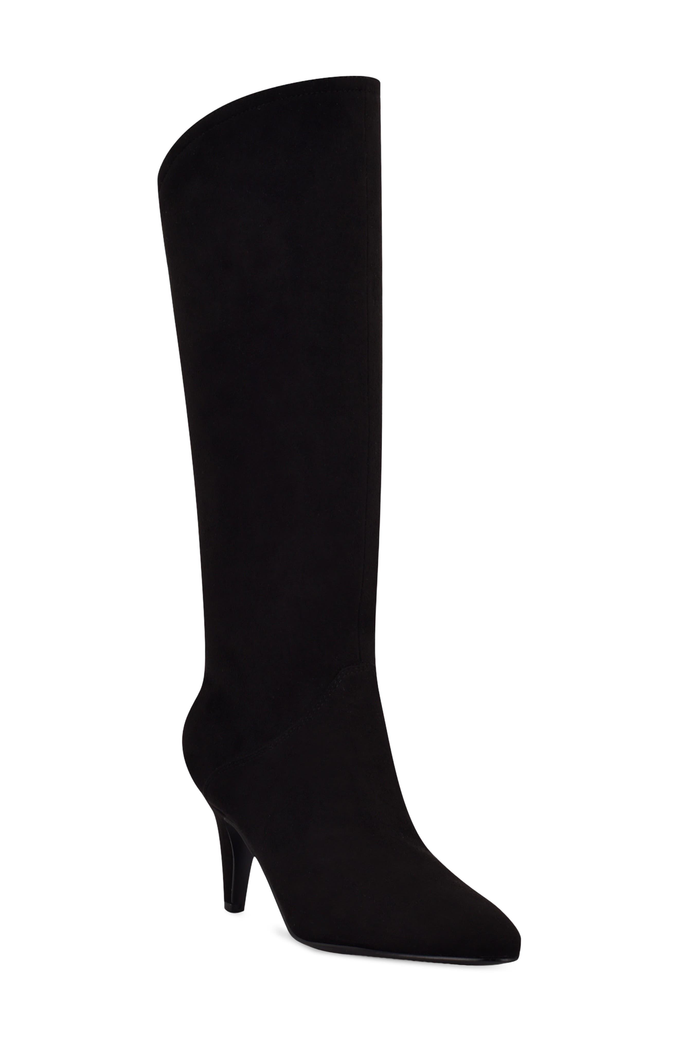 Nine West Buyah Knee High Boot in Black | Lyst