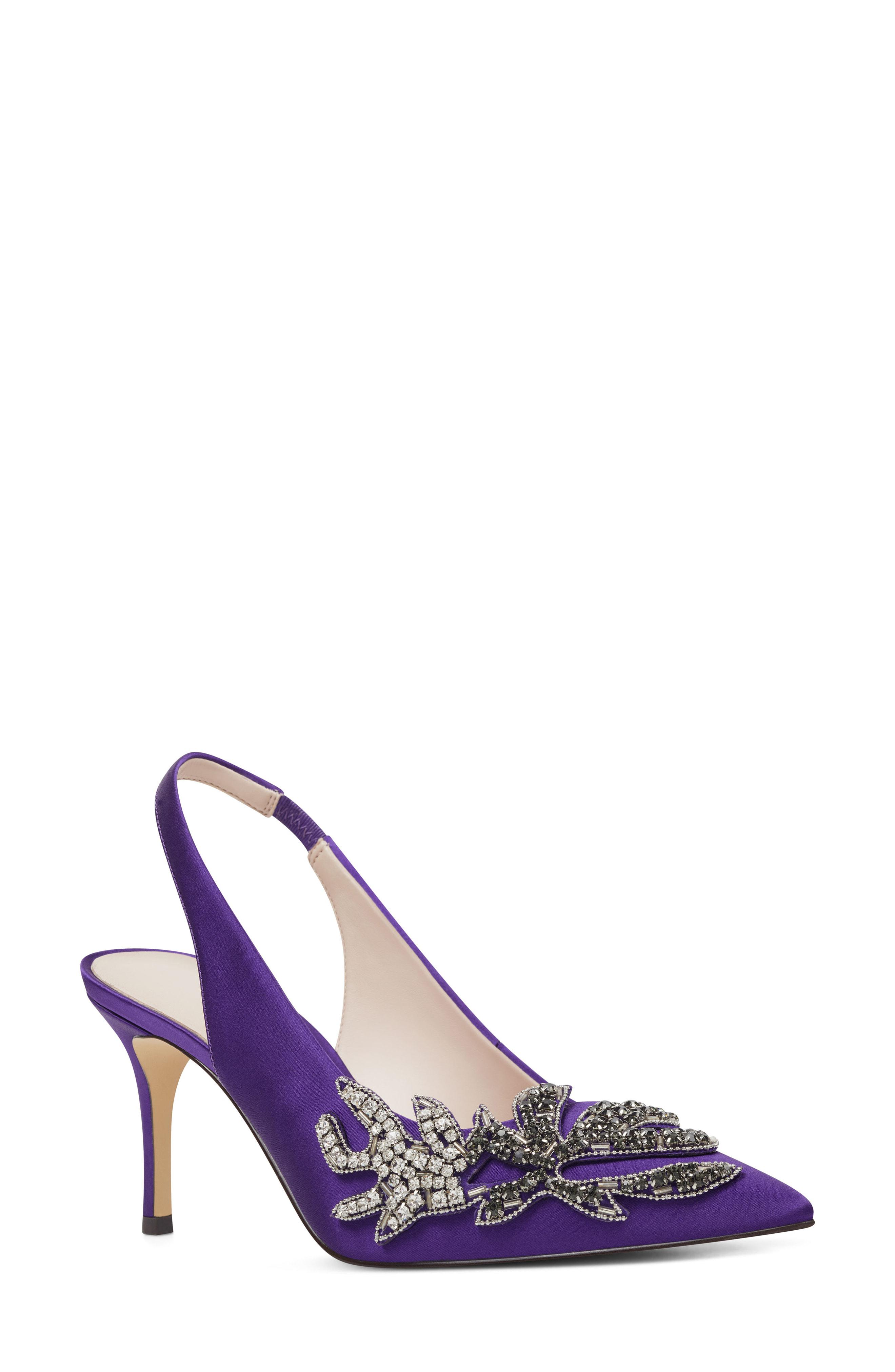 mathias embellished slingback pumps