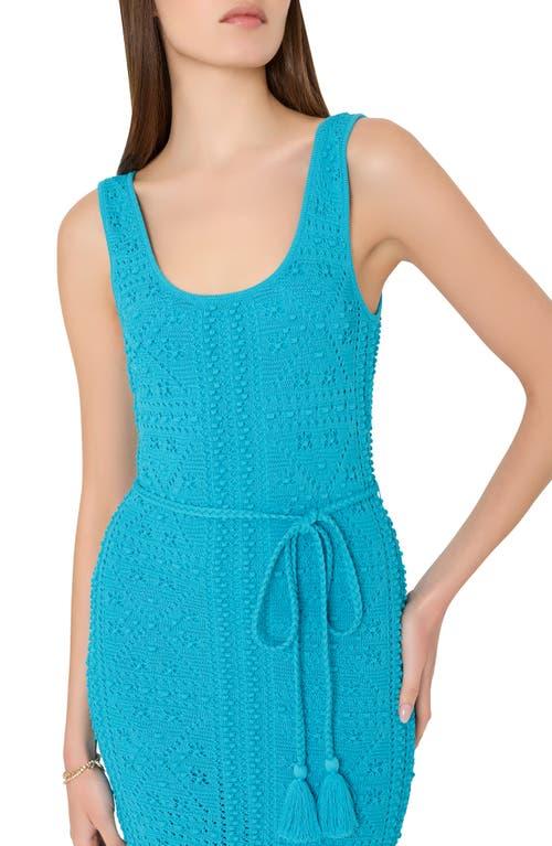 white crochet knit dress Cozumel Dress