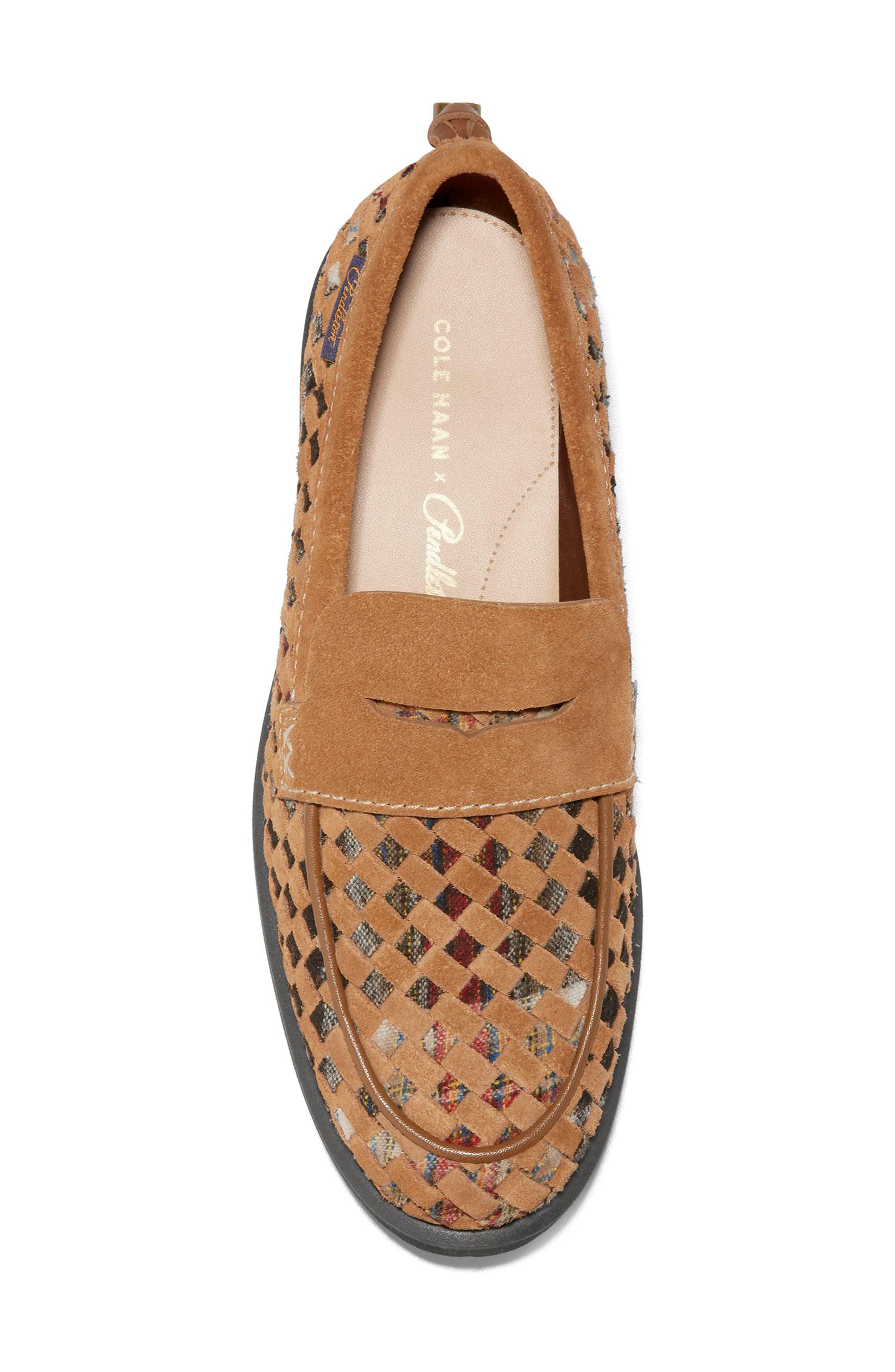 Cole Haan X Pendleton Geneva Woven Penny Loafer in Brown | Lyst