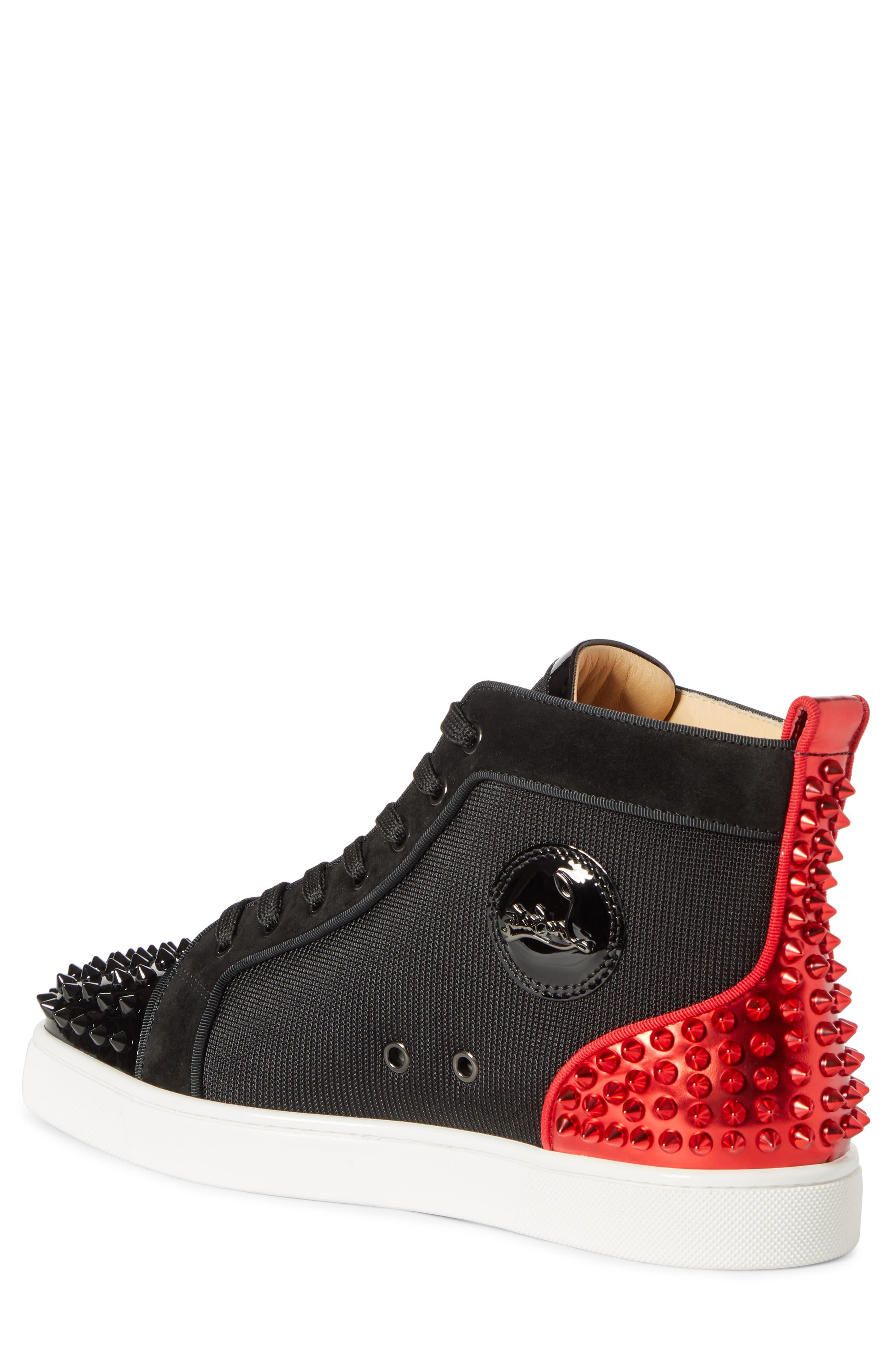 red louboutin high tops