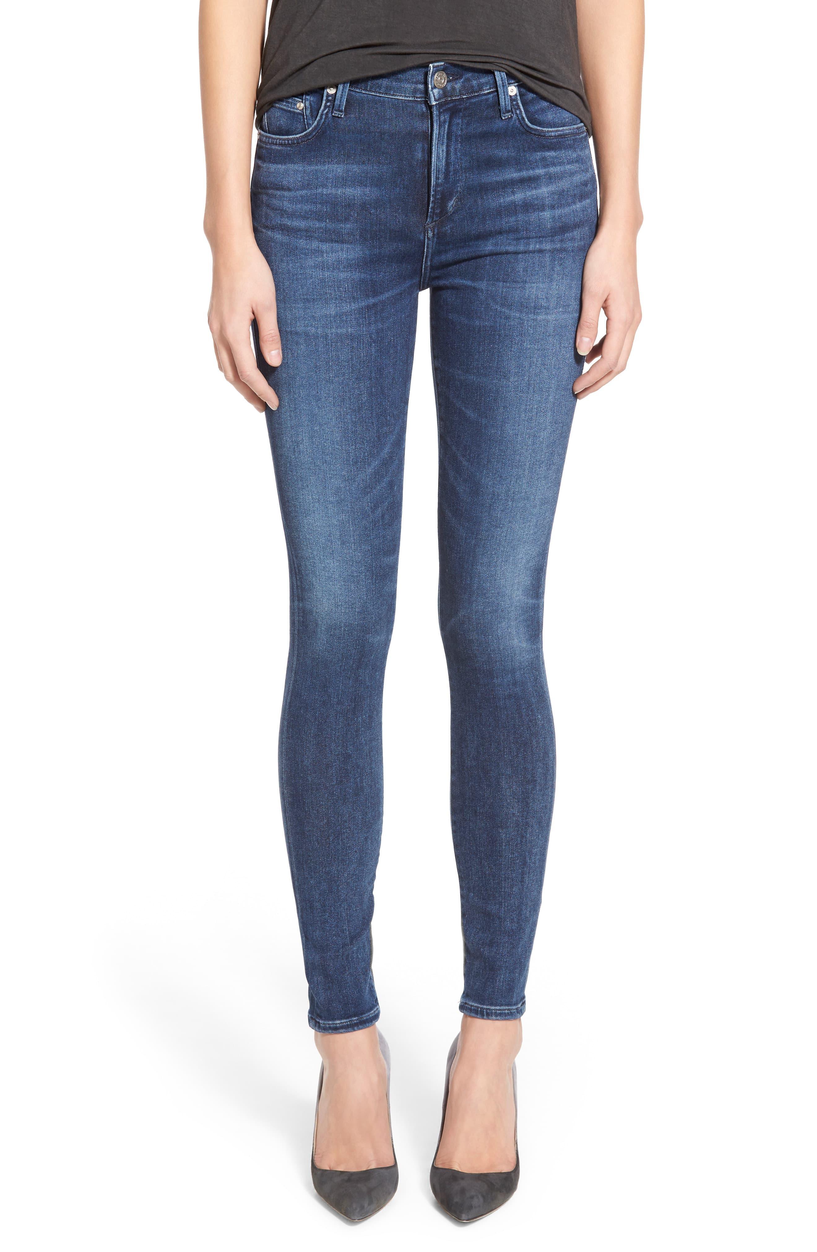 Citizens of Humanity Sculpt - Rocket High Waist Skinny Jeans in Blue - Lyst