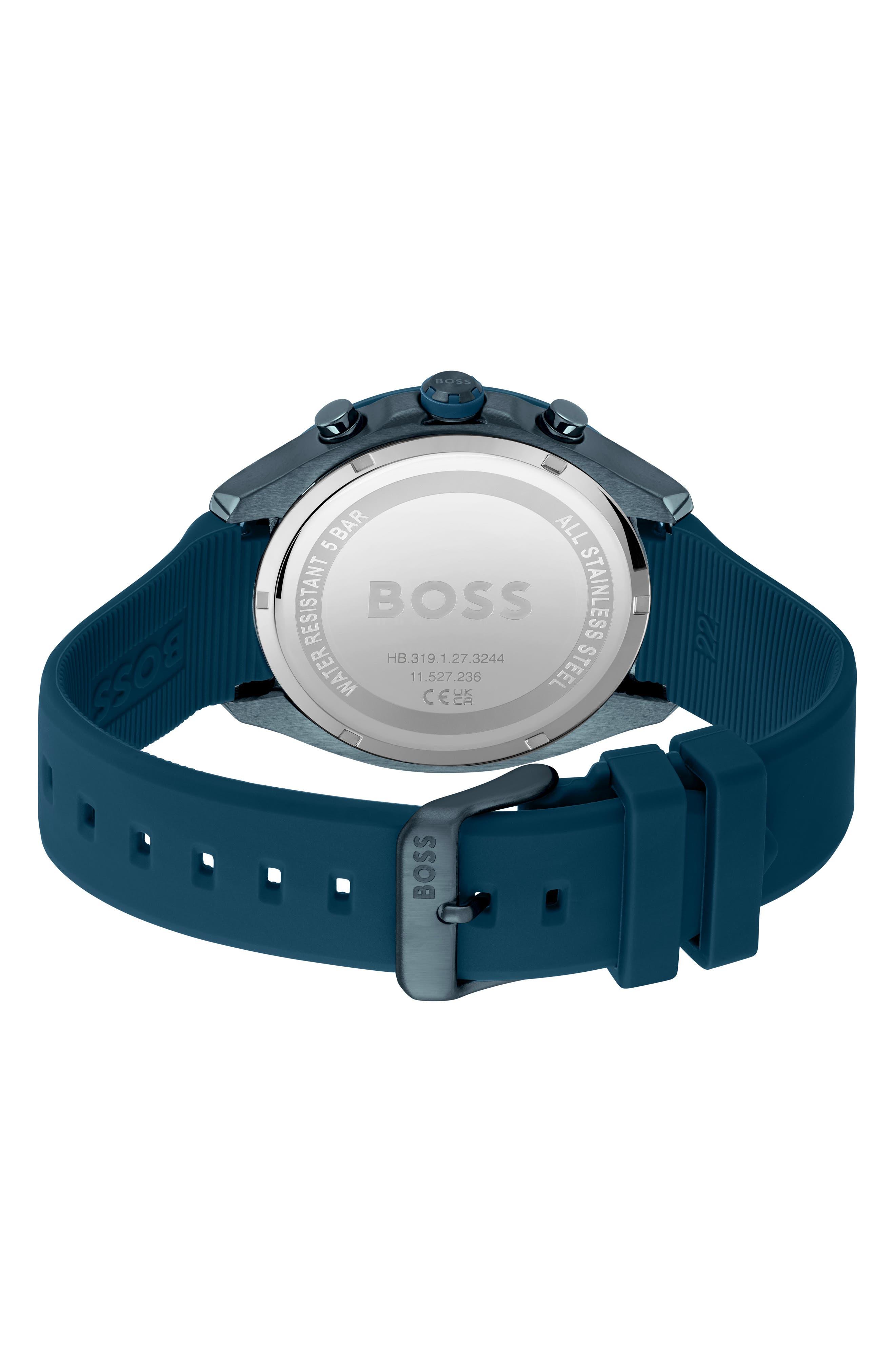 Hugo Boss Velocity Mens Black Dial Quartz Chronograph Watch 1513716 -  Inventory Adjusters
