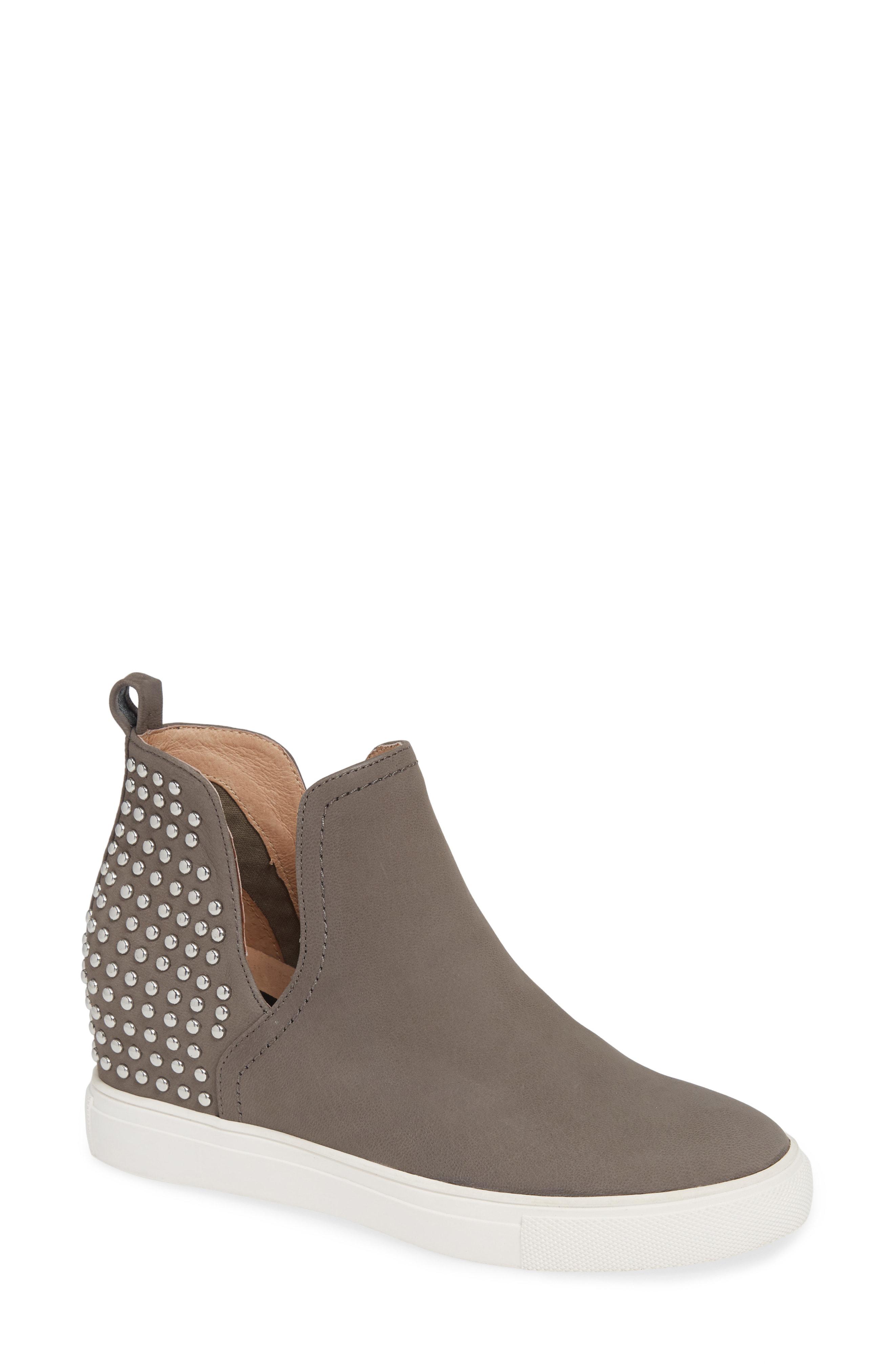 coin hidden wedge sneaker