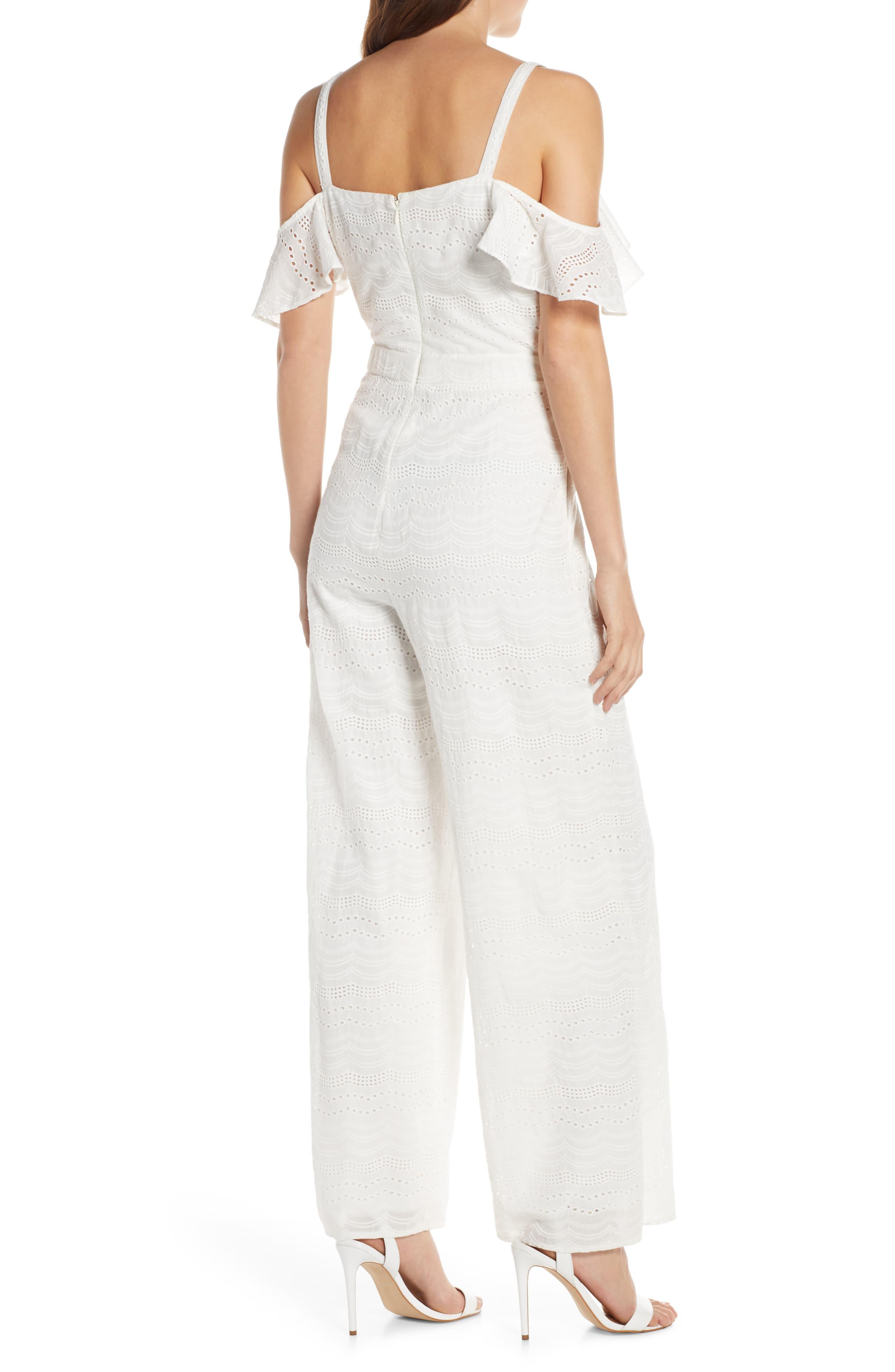 julia jordan white jumpsuit
