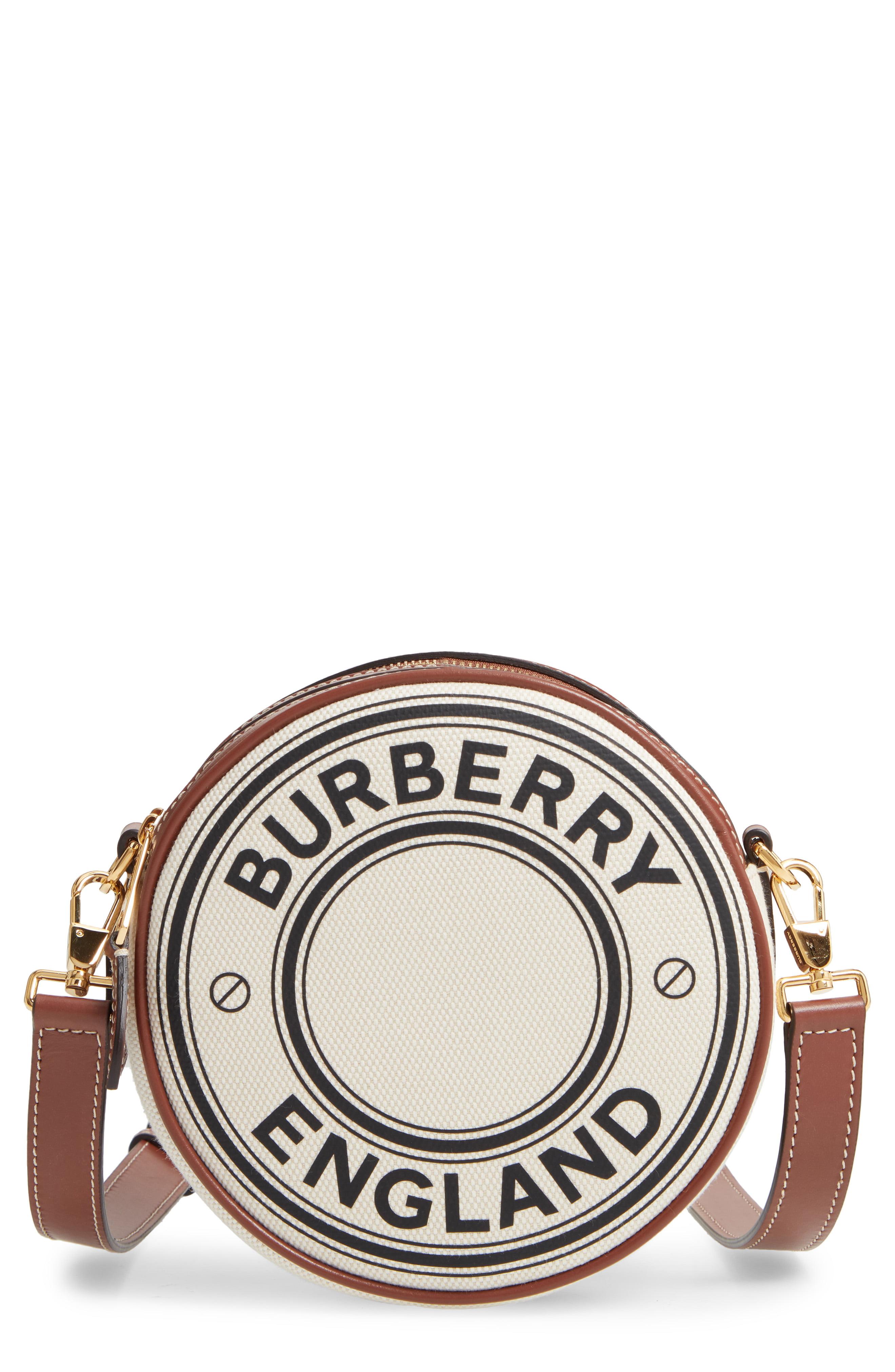 round burberry bag
