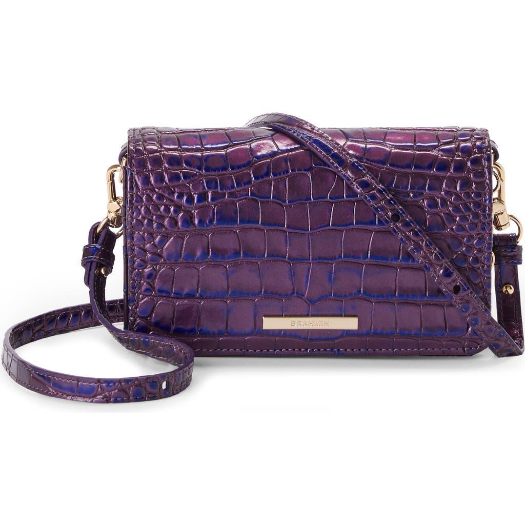 Brahmin Minuette Convertible Leather Crossbody Bag in Purple Lyst