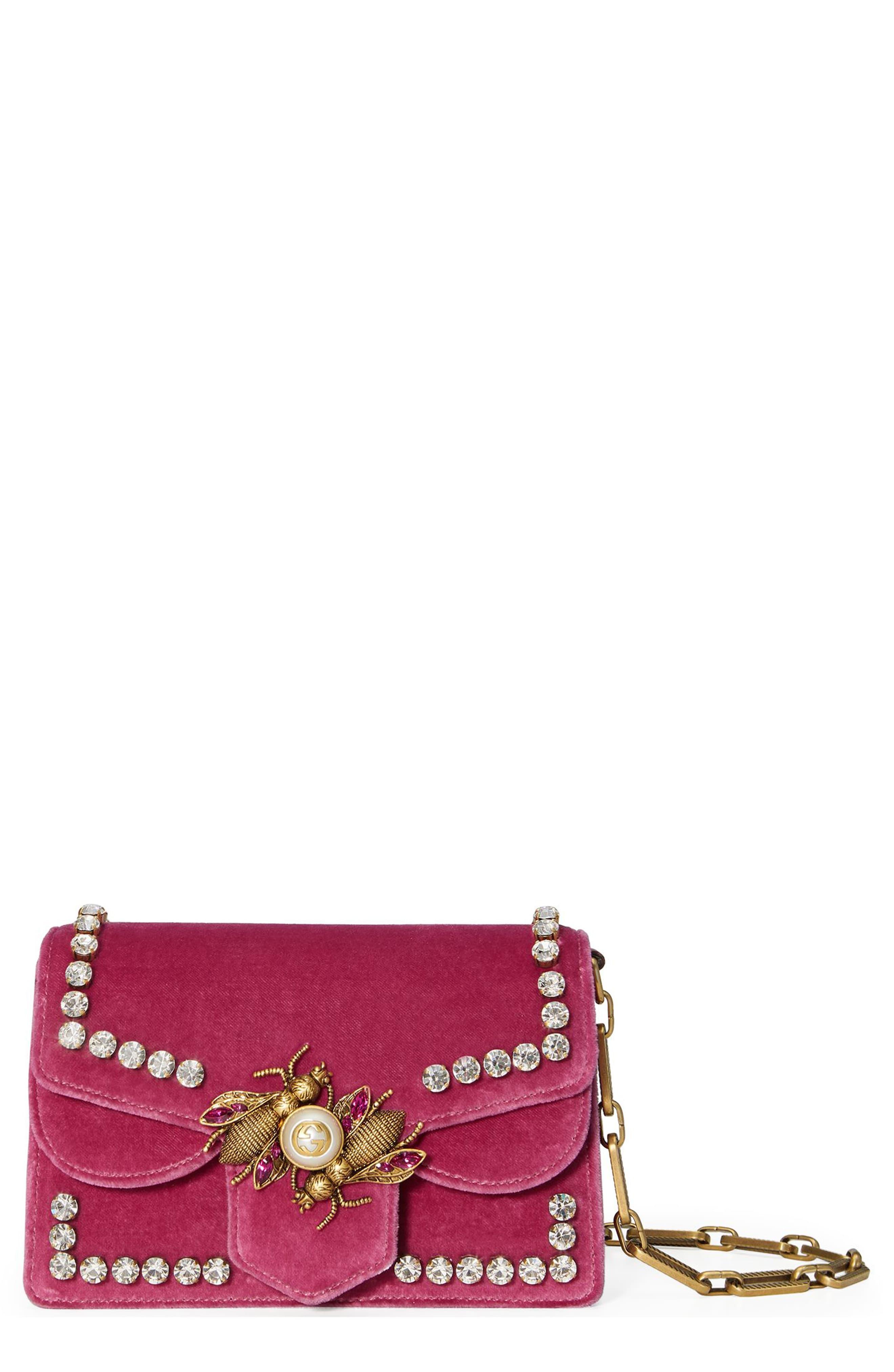 gucci bee bag pink