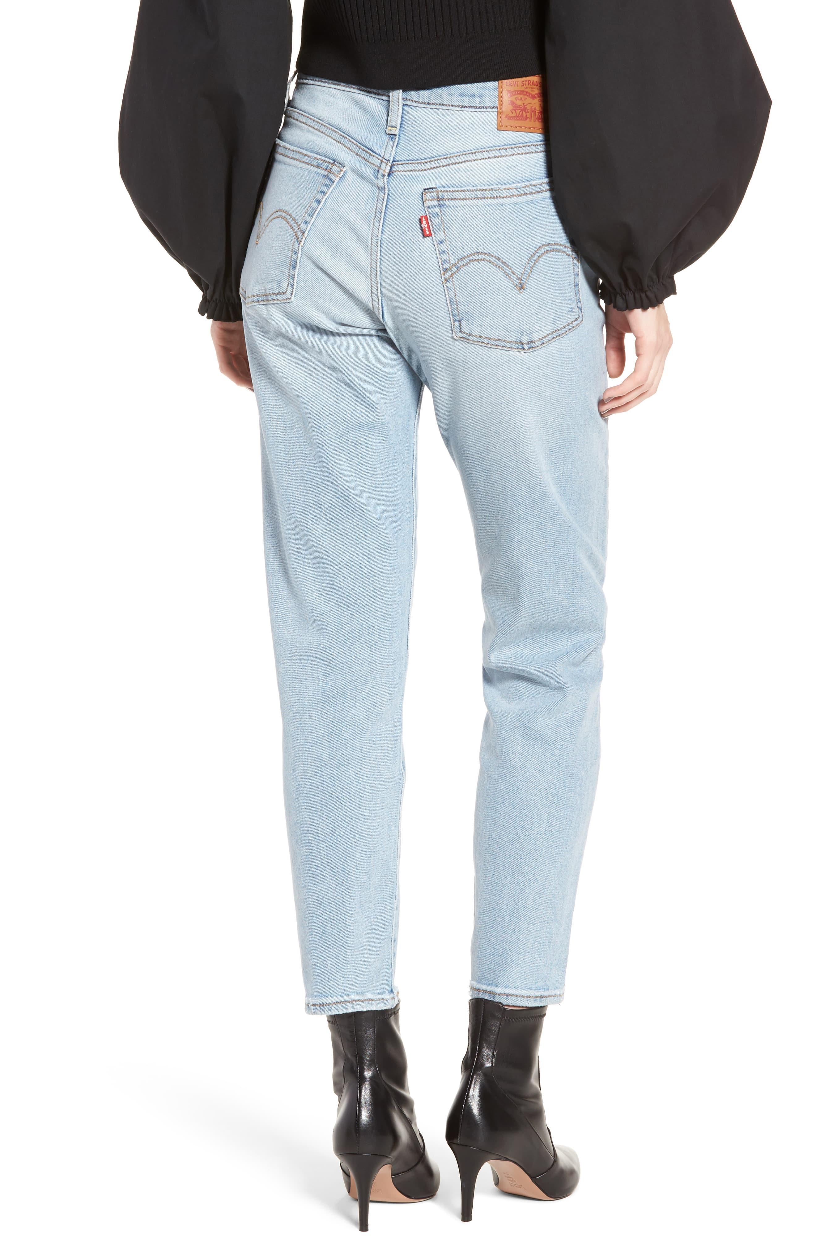 levi's wedgie icon fit high waist crop jeans