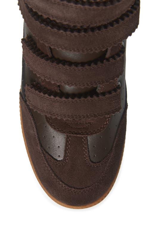 Steve Madden Mustang Wedge Sneaker in Brown | Lyst