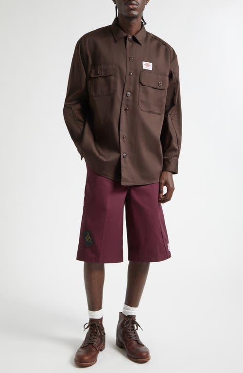 Undercover X Dickies Button-Up Work Shirt in Brown for Men | Lyst