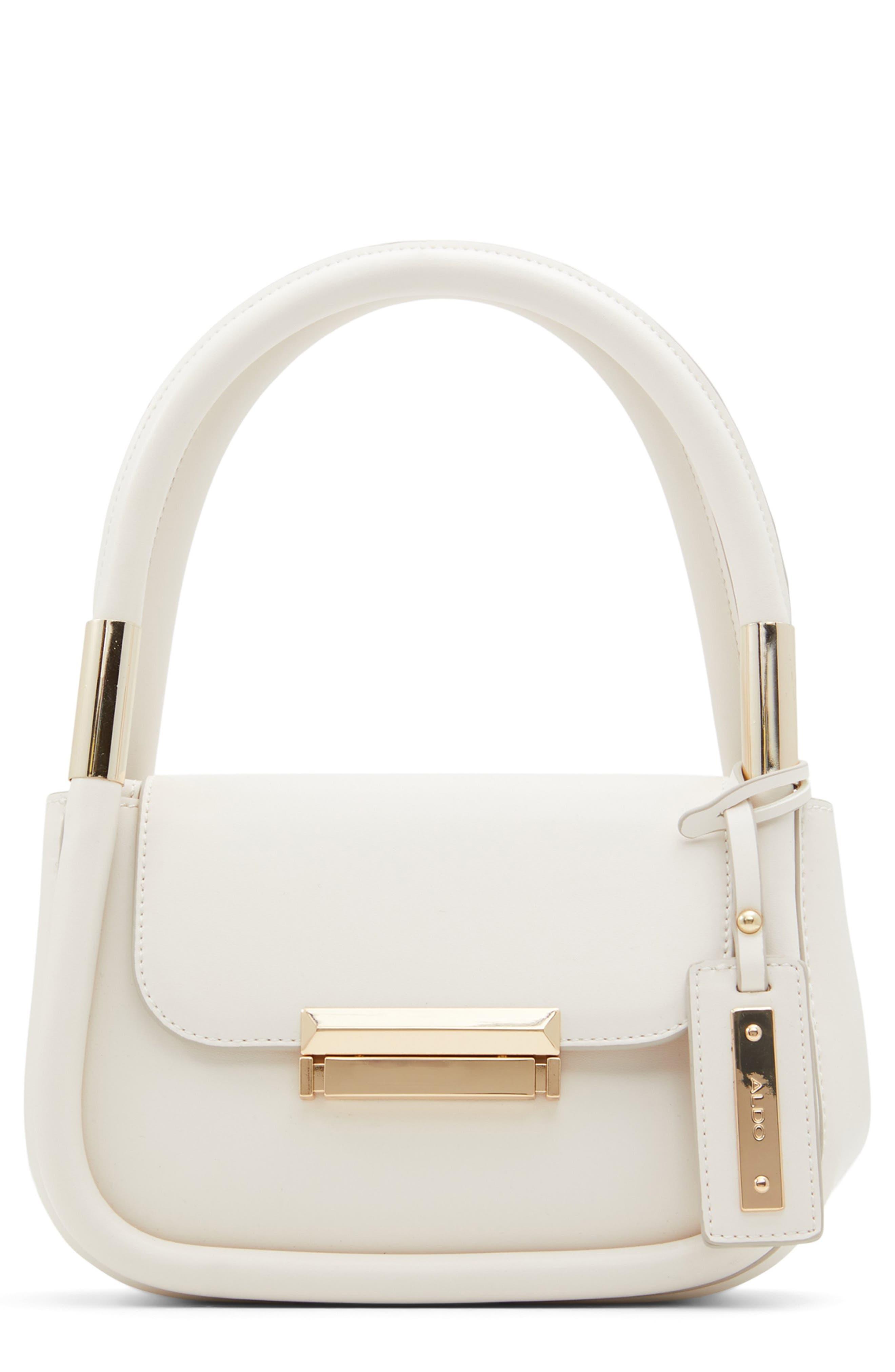 ALDO Heradien Faux Leather Top Handle Bag in White Lyst