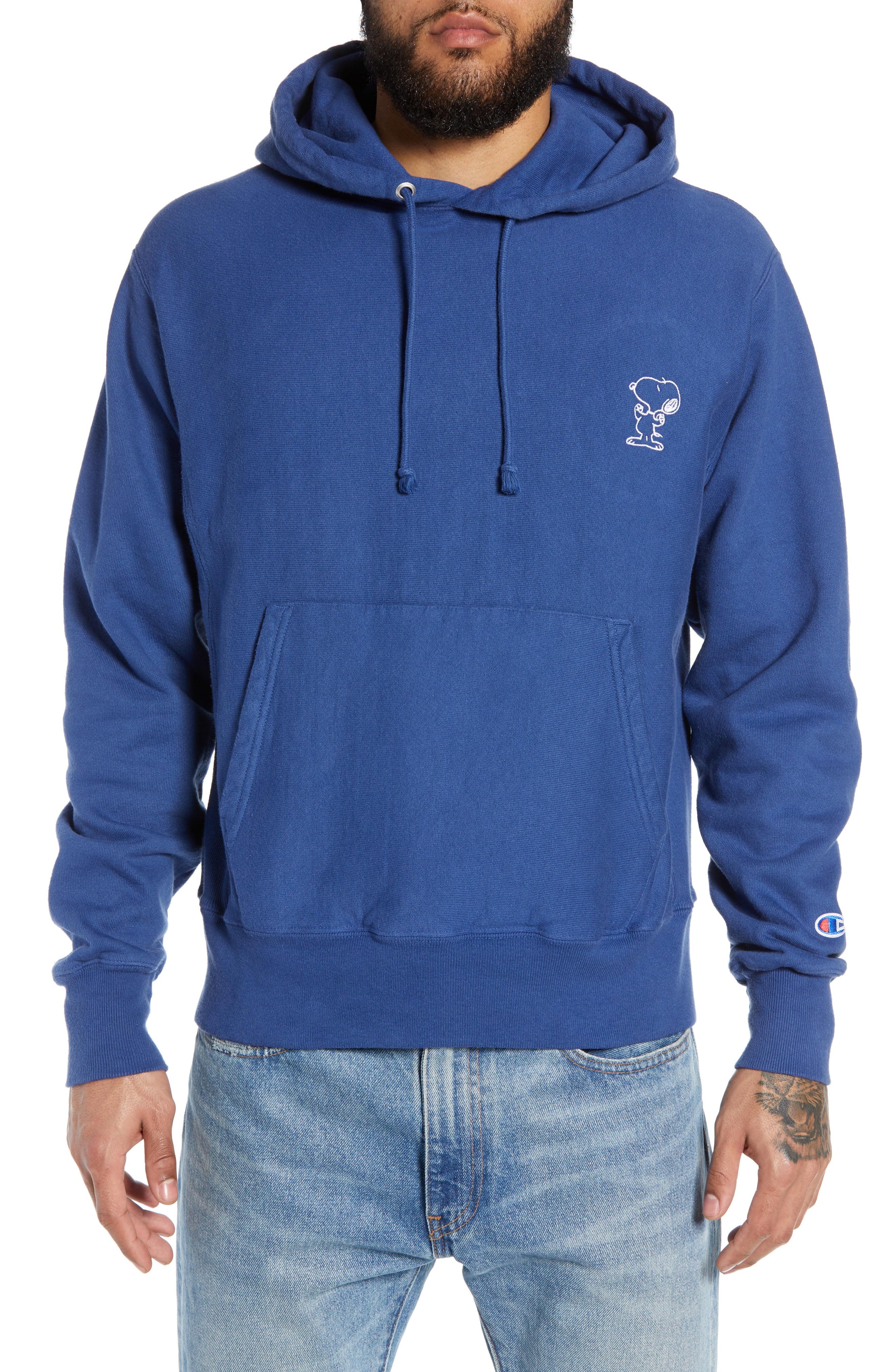 champion snoopy reverse weave hoodie