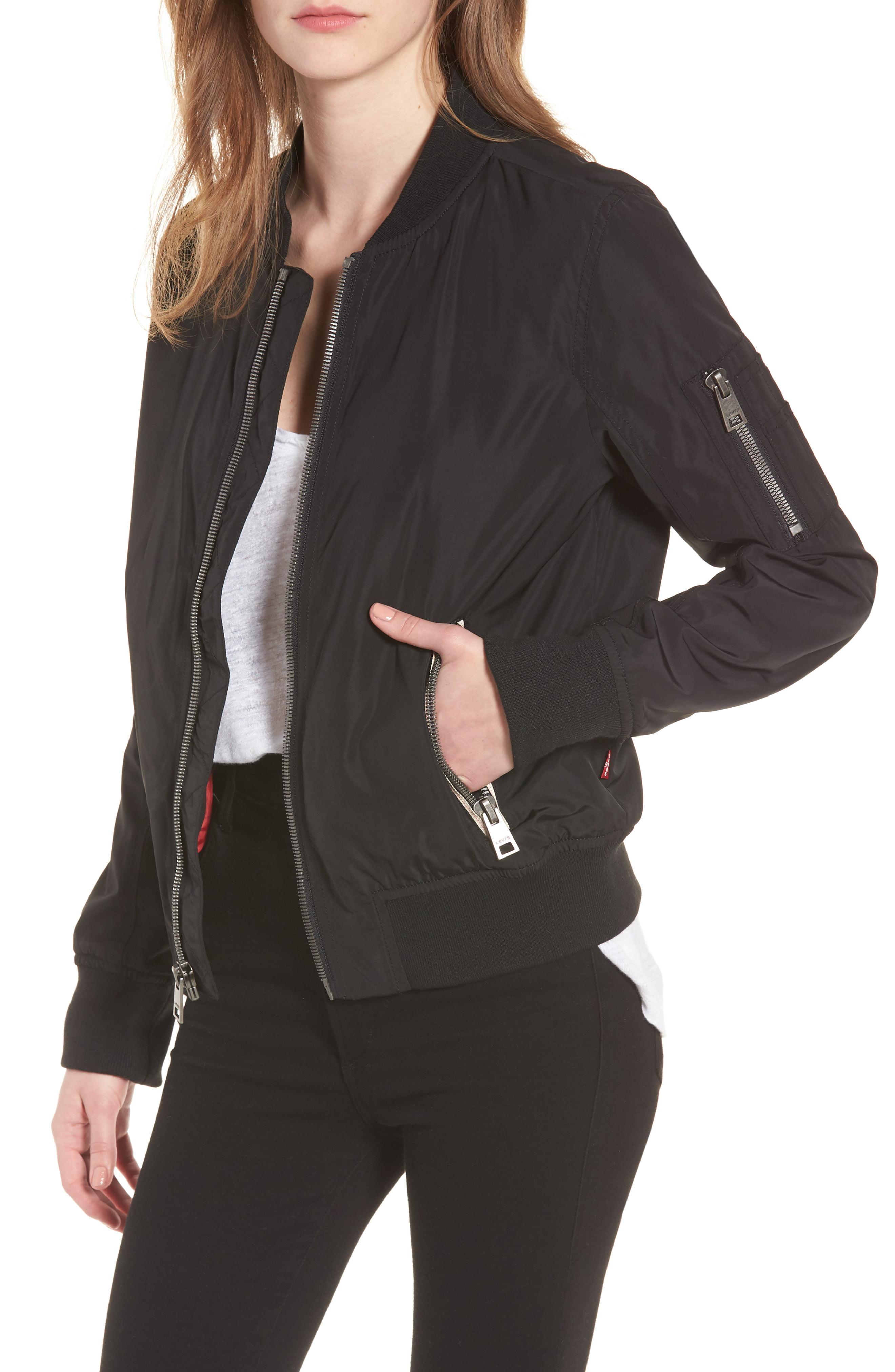 levis satin bomber jacket