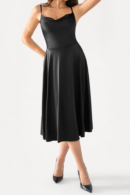 Designer Black Cowl Neck Slip Dresses for Women - Up to 85% off | Lyst