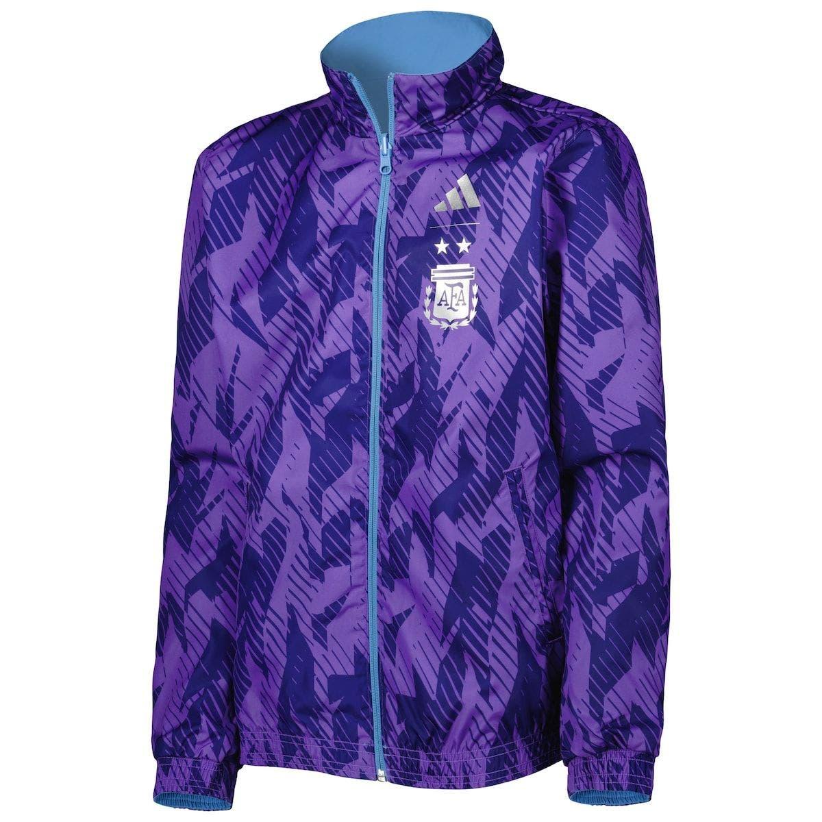 adidas Men's Argentina Reversible Anthem Jacket 22/23 (Small) at   Men's Clothing store