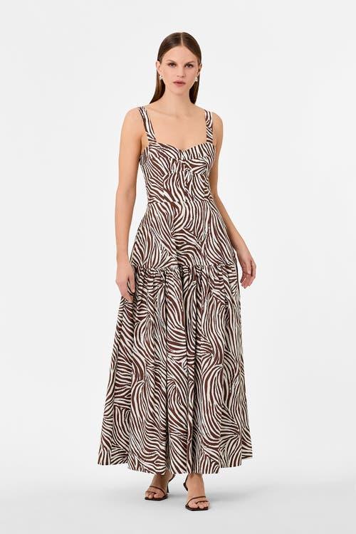 chinese dress ladies Flora Linen Maxi Dress main image 0