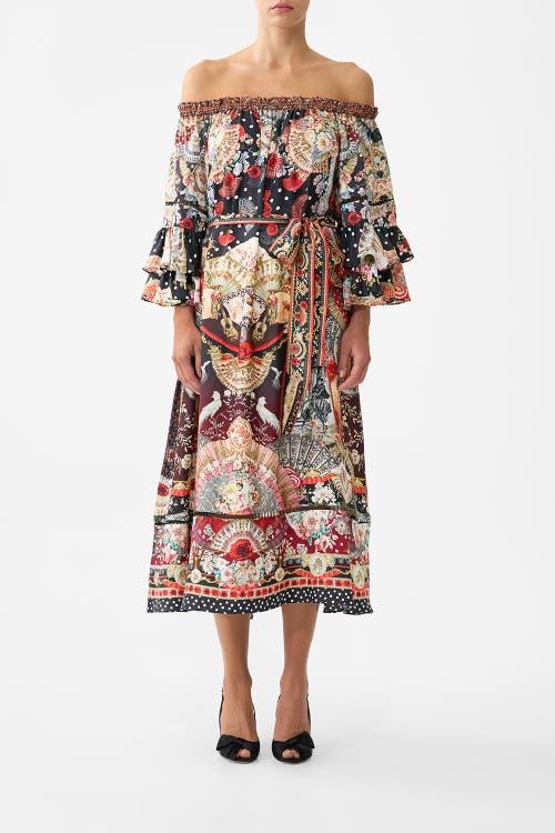 what to wear inside off shoulder dress Off Shoulder Dress With Long Sleeve in Coco