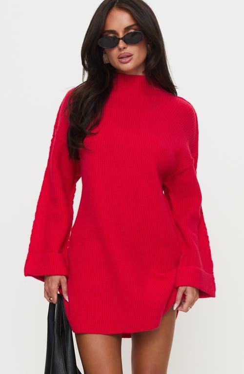 open lace back dress Cheyenne Knit Sweater Dress Black