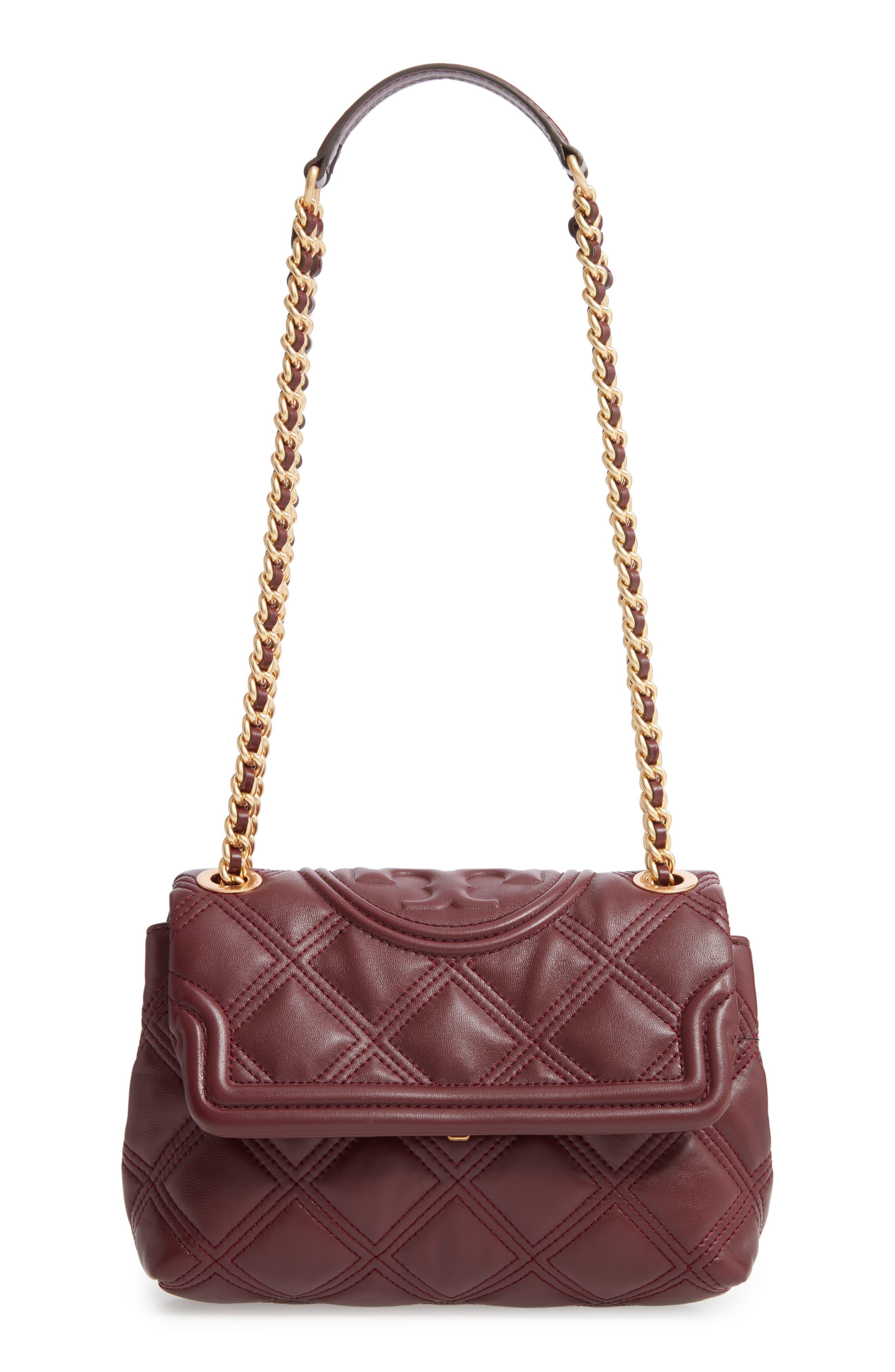 Tory Burch Small Fleming Soft Quilted Leather Crossbody Bag - Lyst