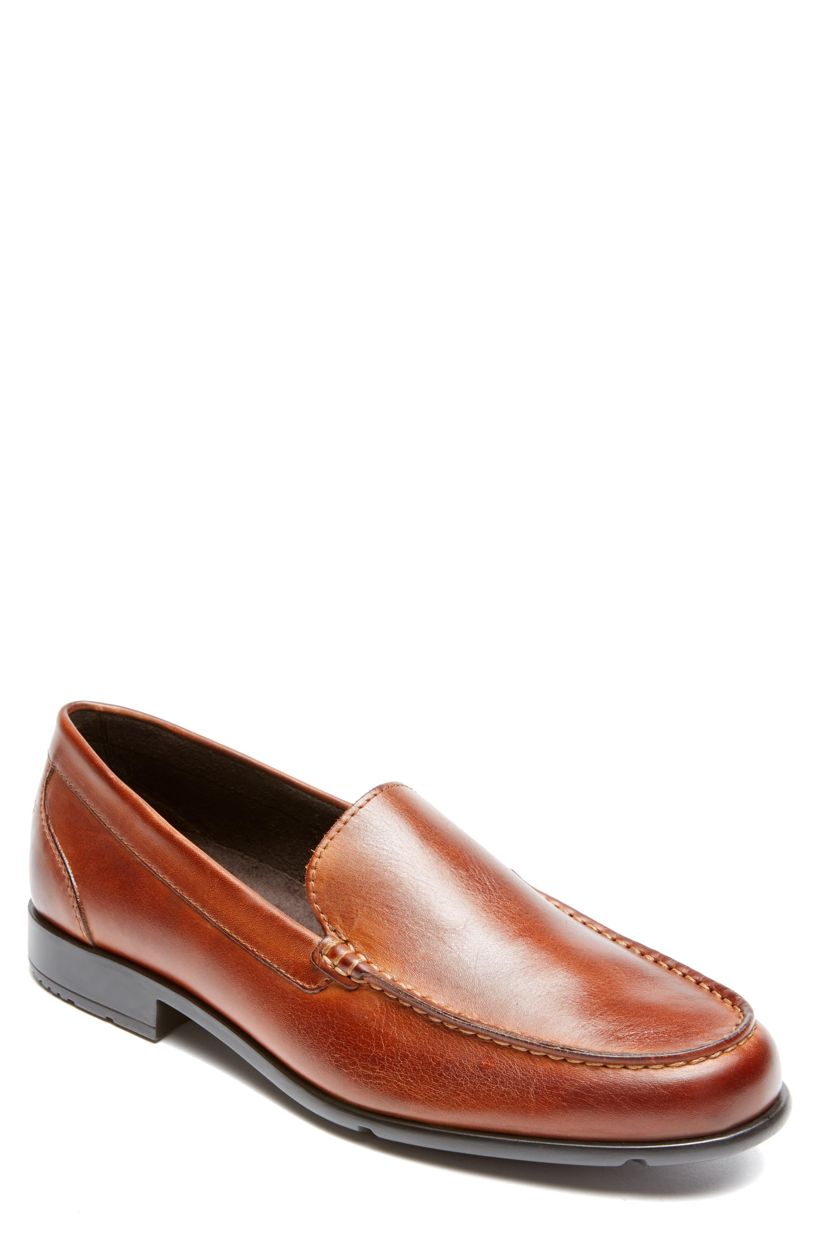Rockport Leather Classic Venetian Loafer in Cognac (Brown) for Men ...