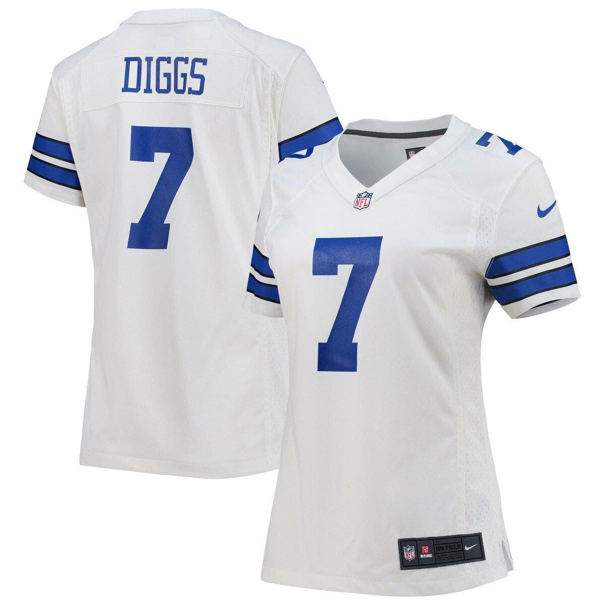 Men's Nike Trevon Diggs Gray Dallas Cowboys Atmosphere Fashion Game Jersey Size: Small