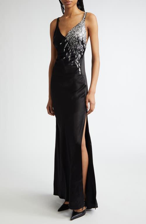 ワンピース Alexander Mcqueen Black Satin Dress Alexander McQueen Black Satin Silk Mini Shift Dress S
