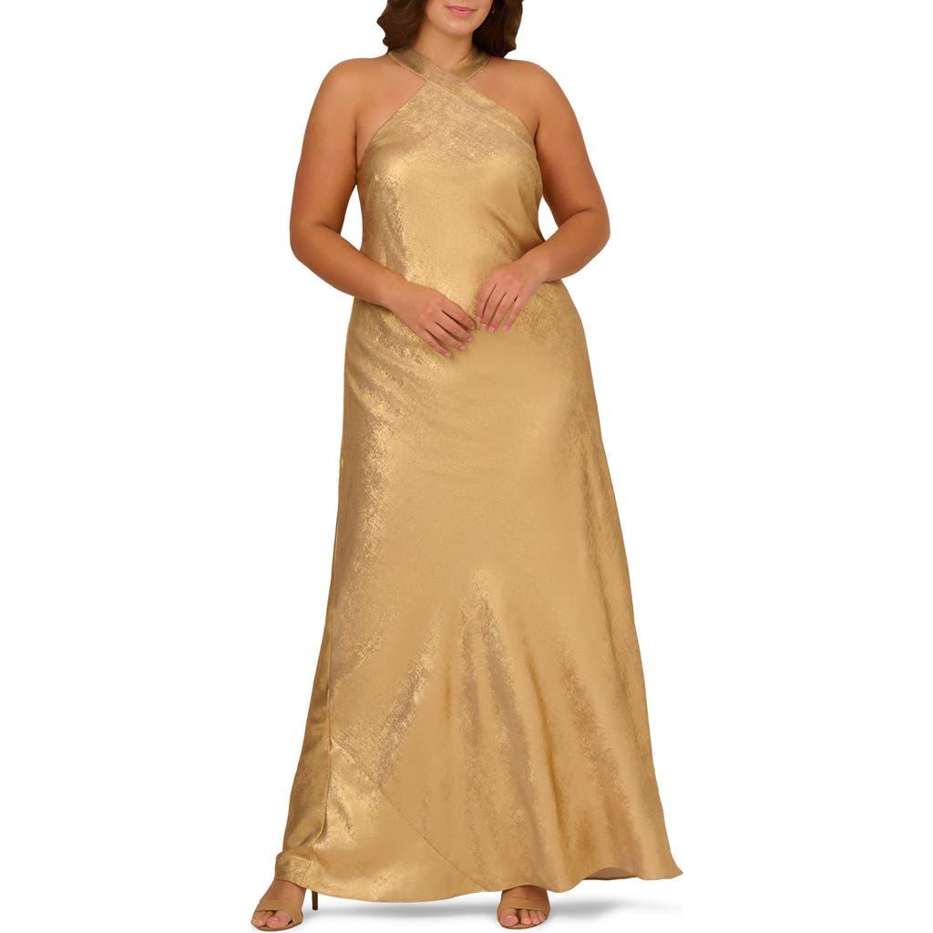 Adrianna Papell Satin Dresses for Women | Lyst