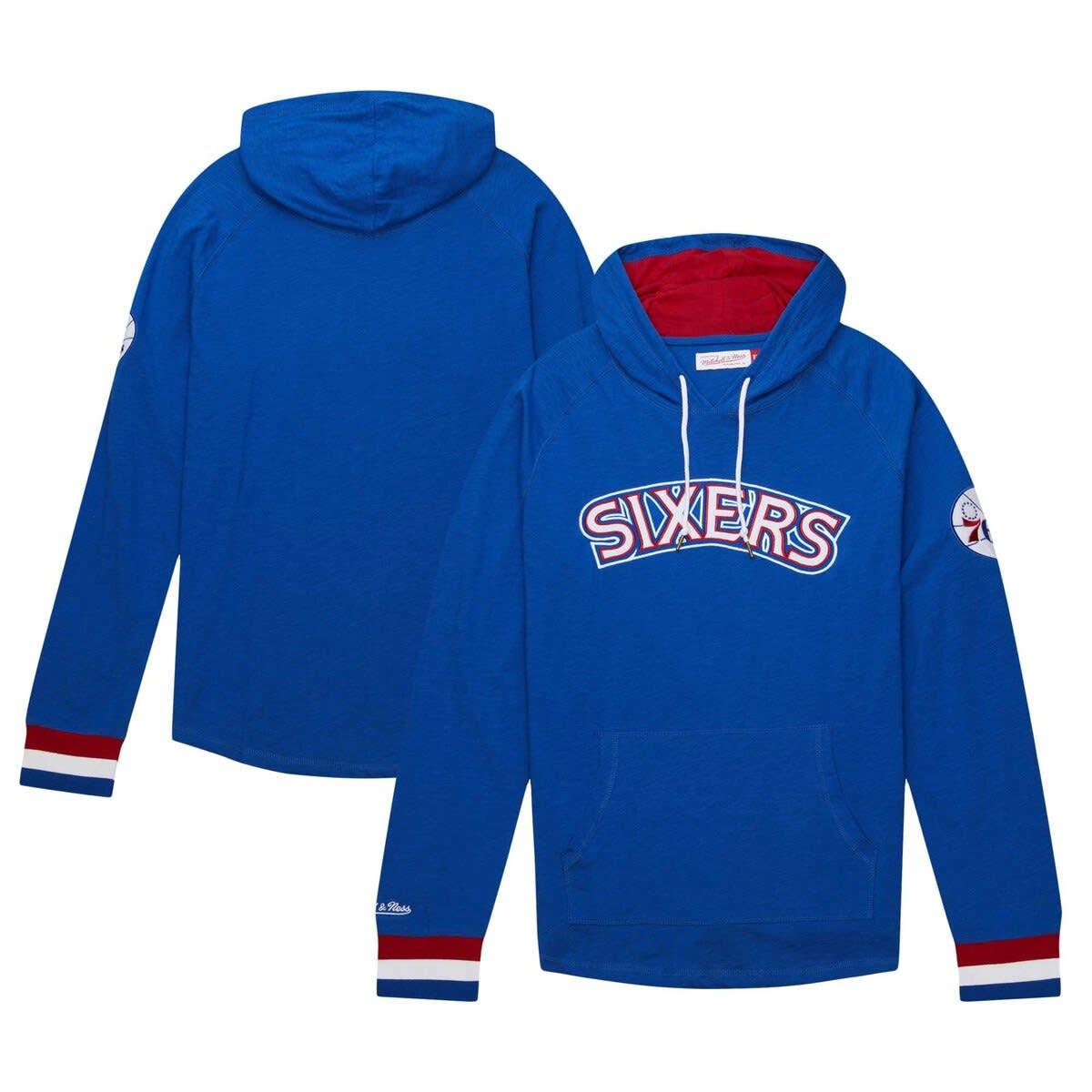 Mitchell & Ness Men's Black Philadelphia 76ers Hardwood Classics Hometown  Champs Pullover Sweater