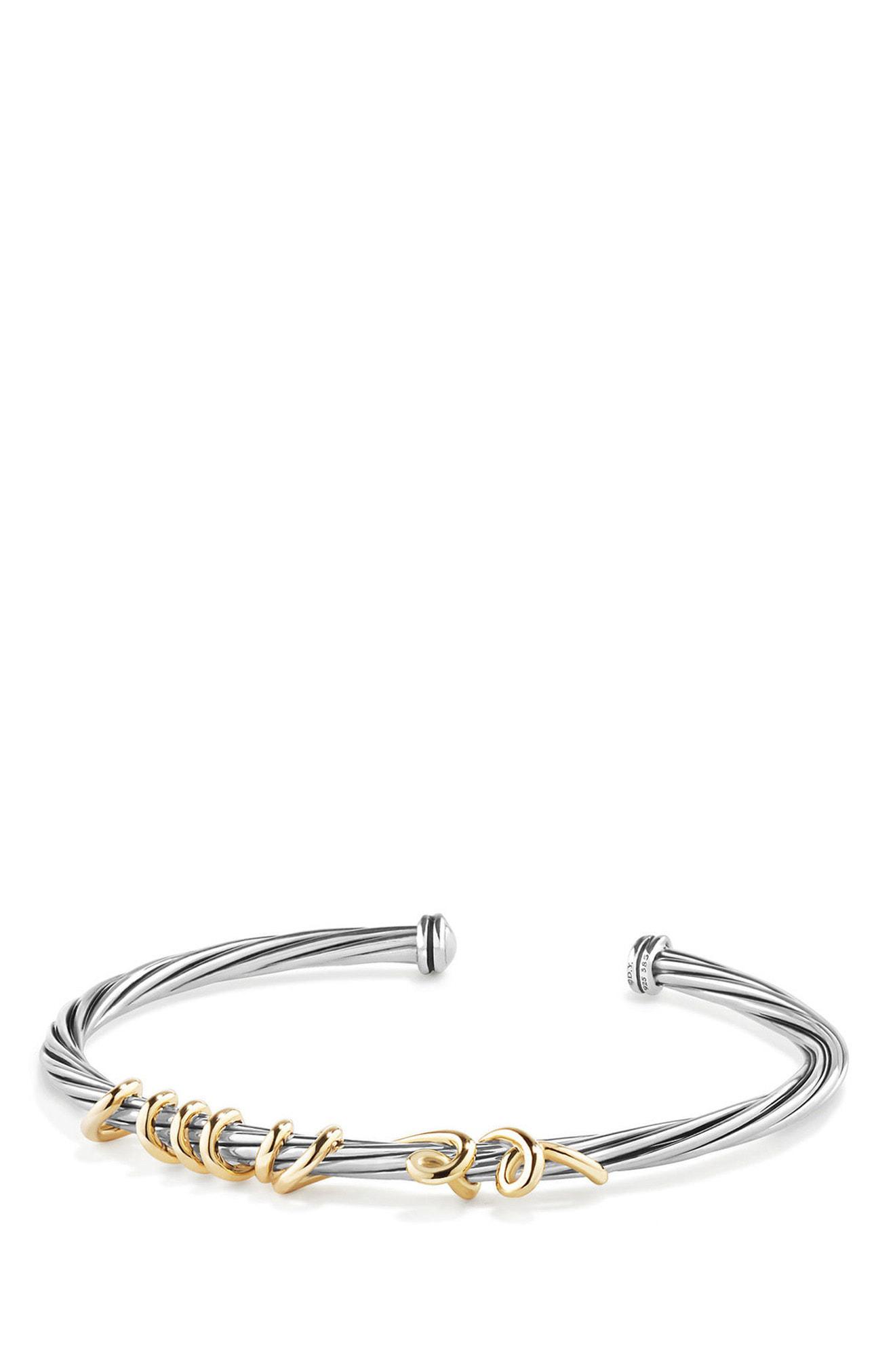Lyst David Yurman Whispers Te Amo Bracelet David Yurman