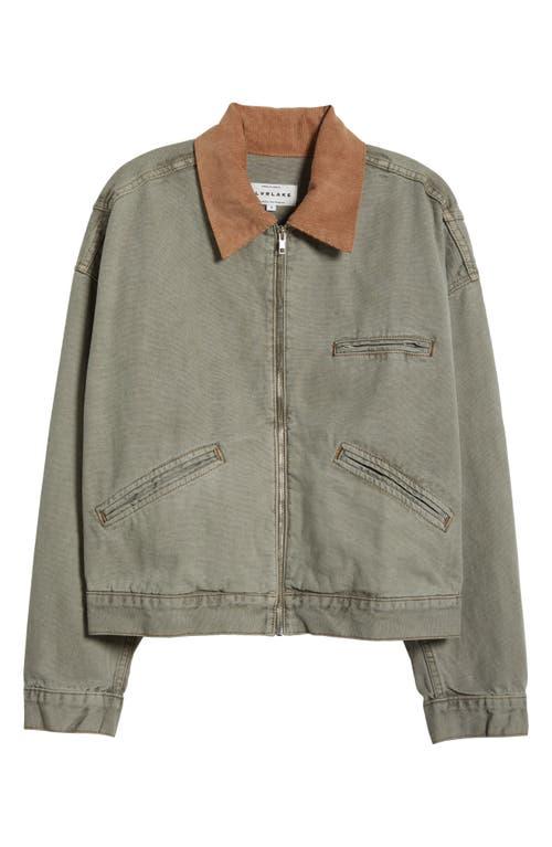 【関税込み】SLVRLAKE グリーン Camden Garage ジャケット SLVRLAKE: Green Camden Garage Jacket | SSENSE