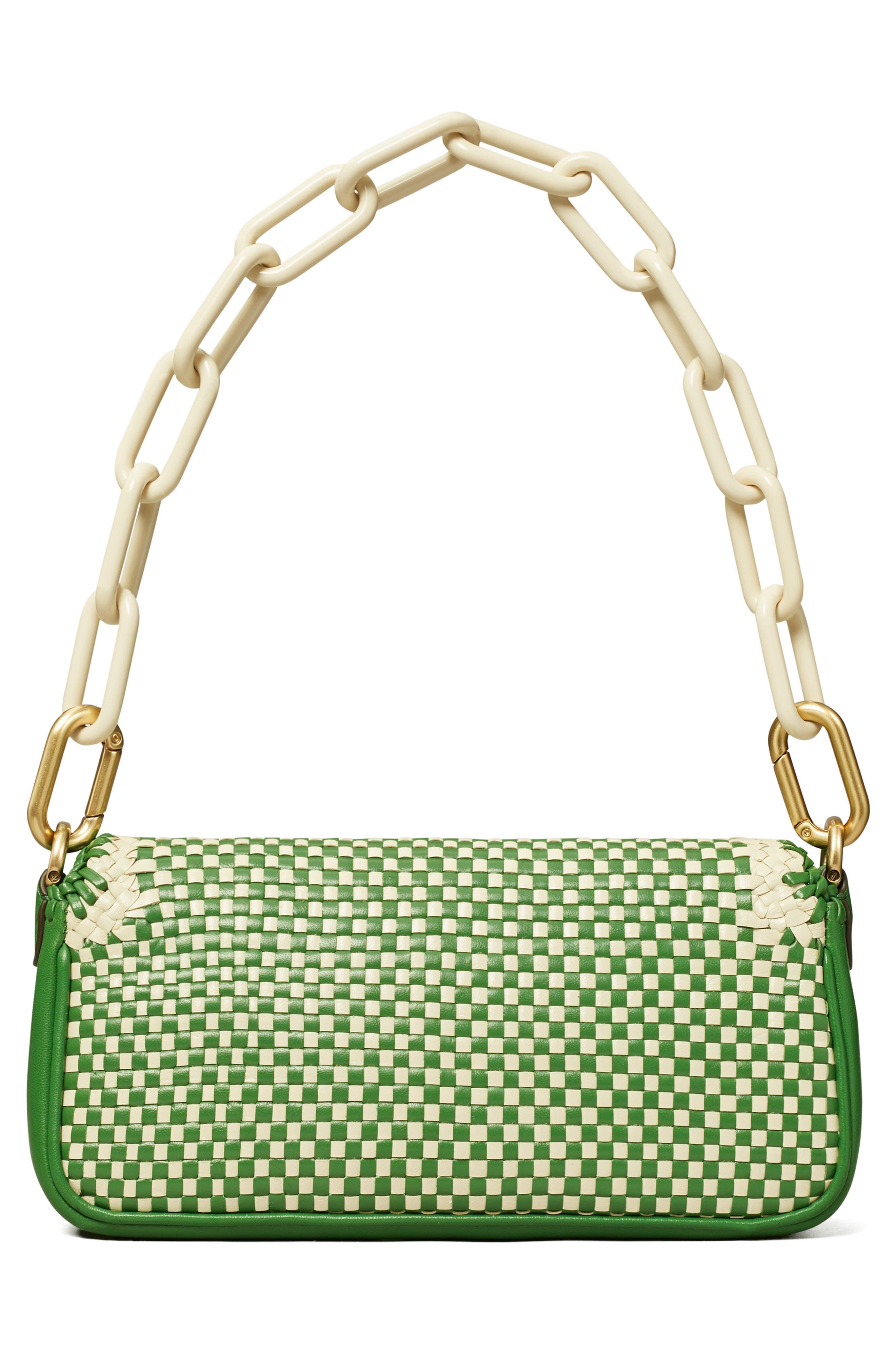Mini Kira Woven Top-Handle Bag: Women's Handbags, Crossbody Bags