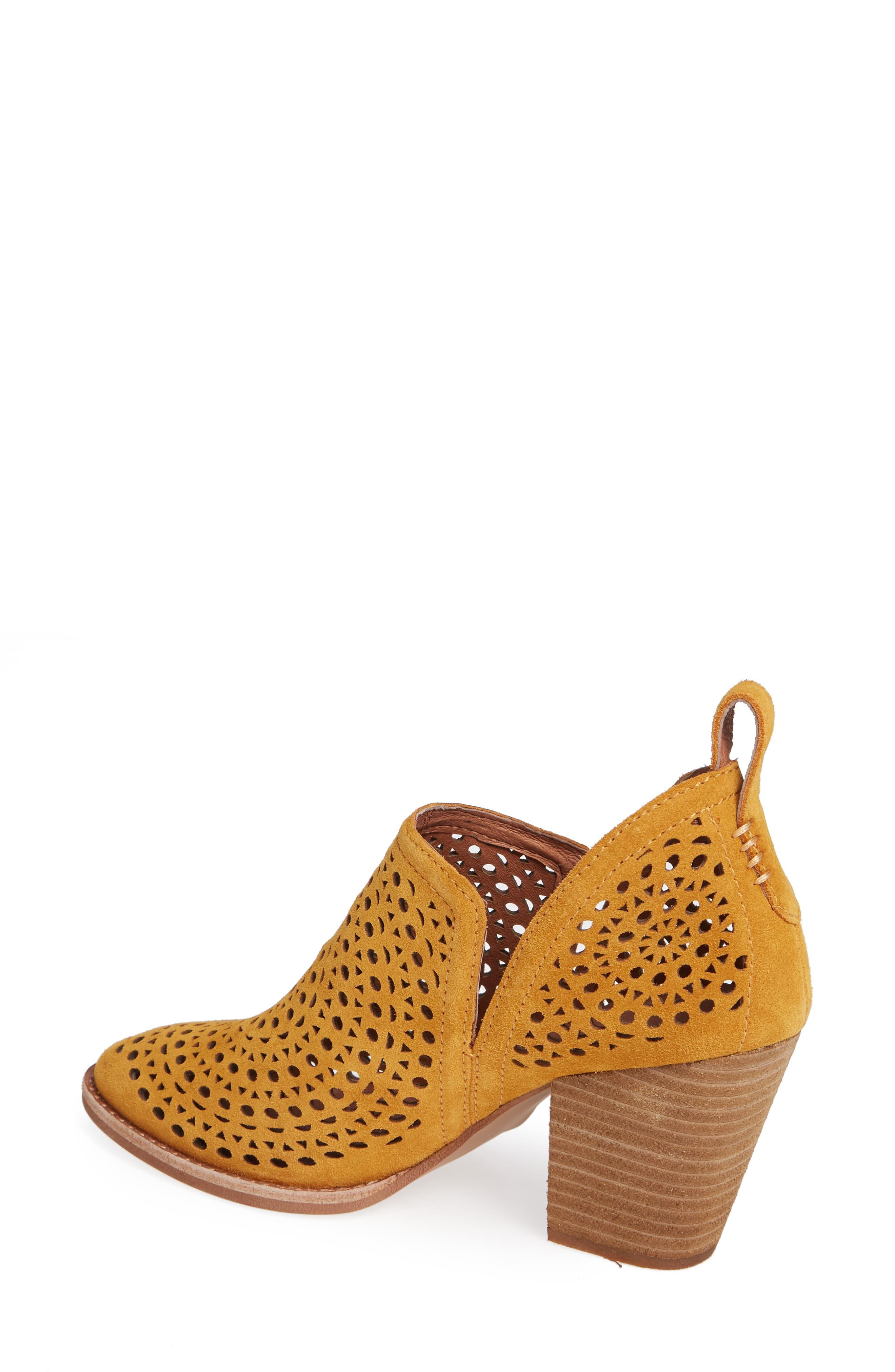jeffrey campbell rosalee bootie mustard suede