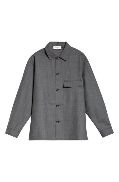 クラシック Lemaire Light Tailored Wool Overshirt in Gray for Men | Lyst ジャケット・アウター