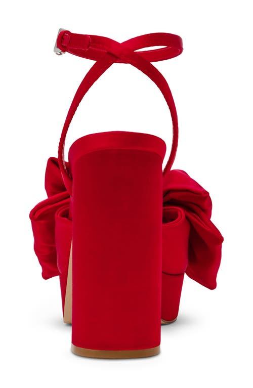 【大特価】Steve Madden LIVELY サンダル Steve Madden Lively Platform Sandal in Red | Lyst