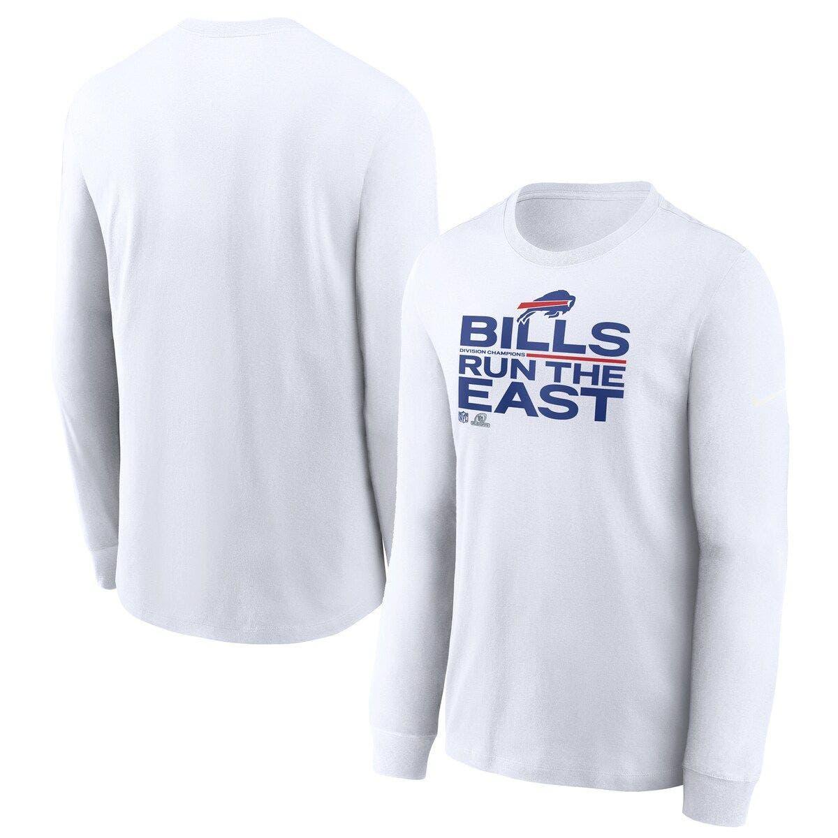 Nike Men's 2022 AFC East Champions Trophy Collection (NFL Buffalo Bills) Long-Sleeve T-Shirt in Blue, Size: Small | NPAC4DA81Z-A5V