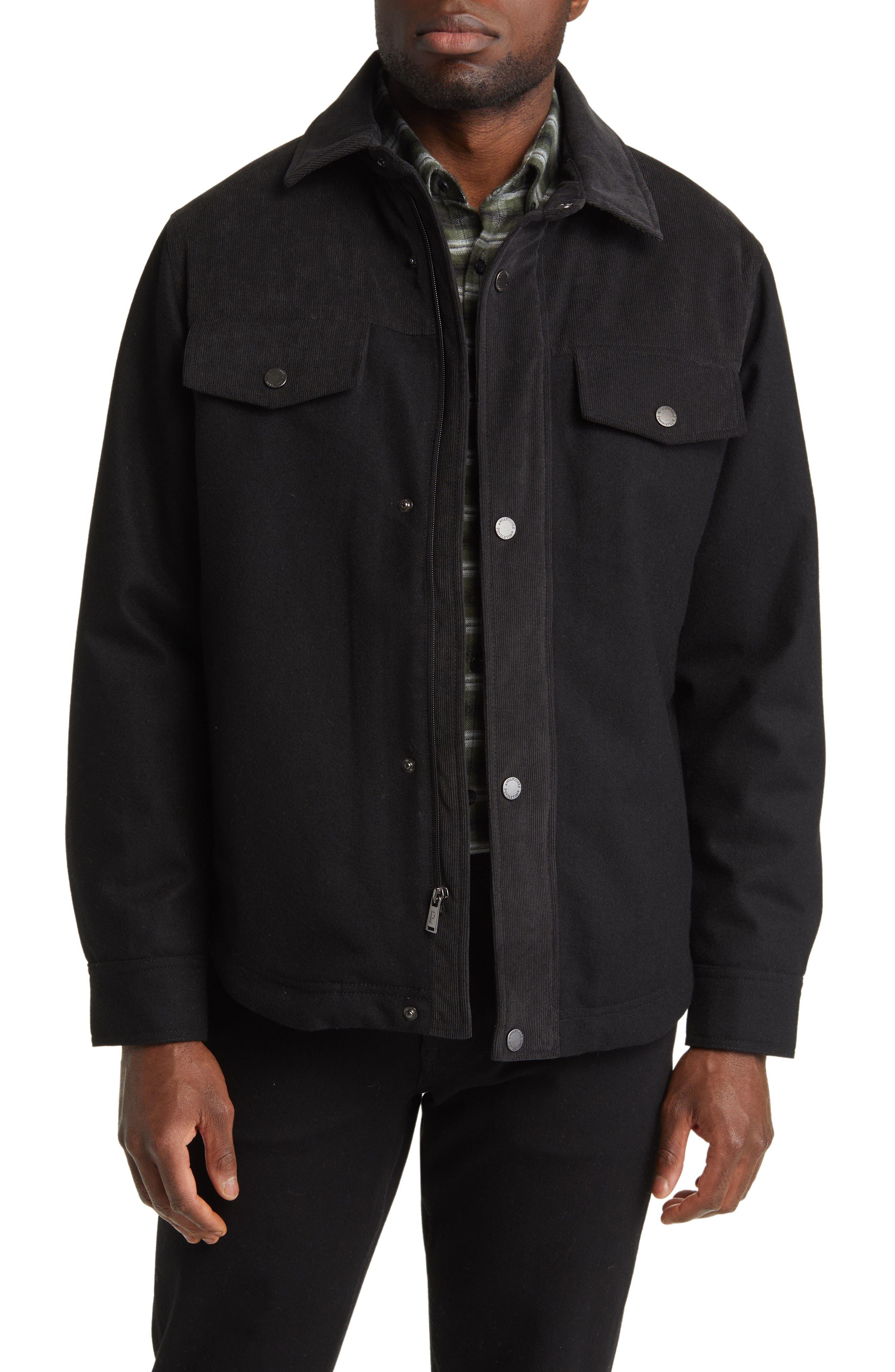 Pendleton Timberline Wool Blend Shirt Jacket in Black for Pendleton Timberline Wool Blend Shirt Jacket in Black for